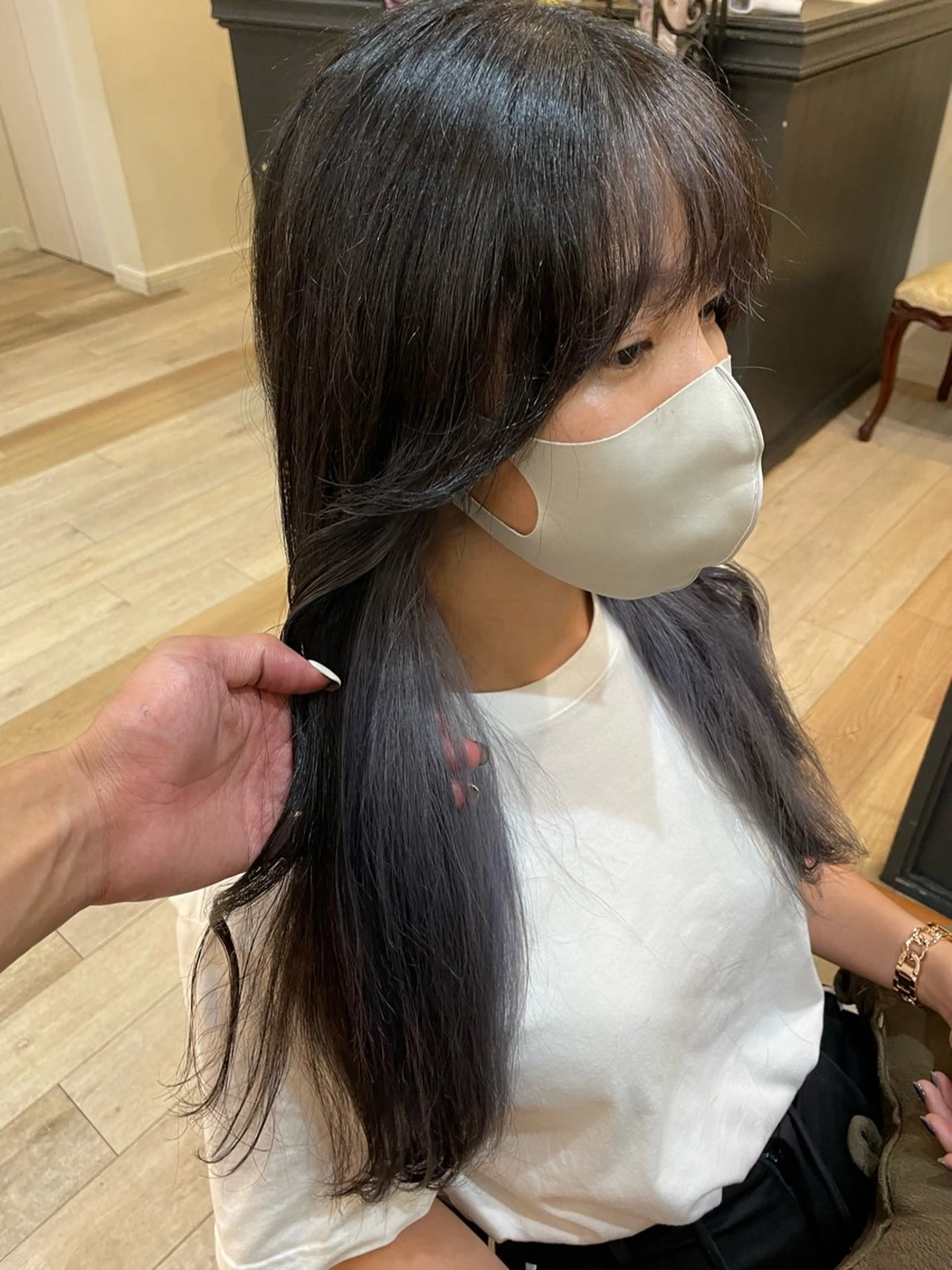 ロング 亀川蓮 Agu hairのヘアスタイル