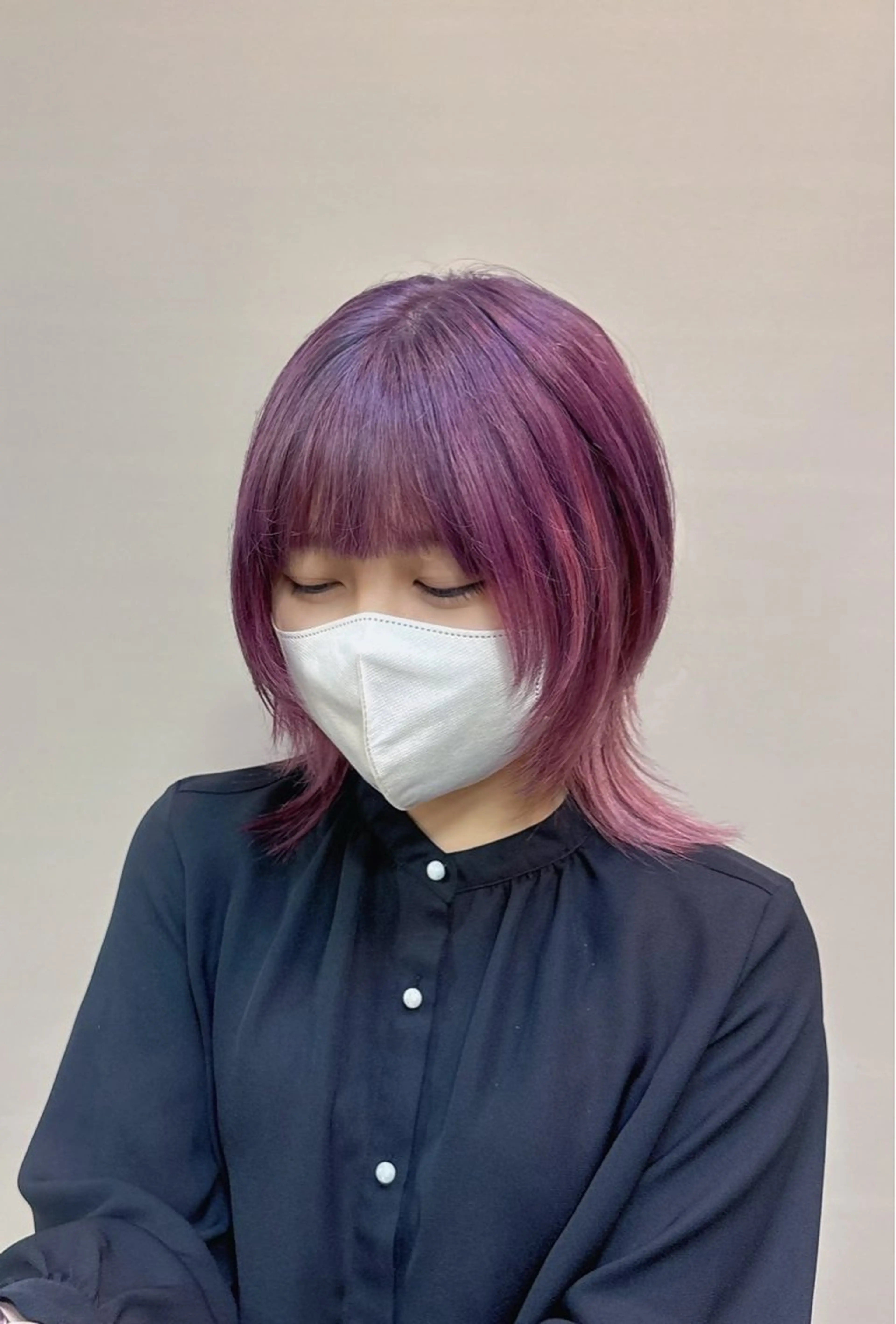 ミディアム ヘアカラー トリートメント 絶対綺麗な暖色カラー 🎯あります✨増渕✨のヘアスタイル