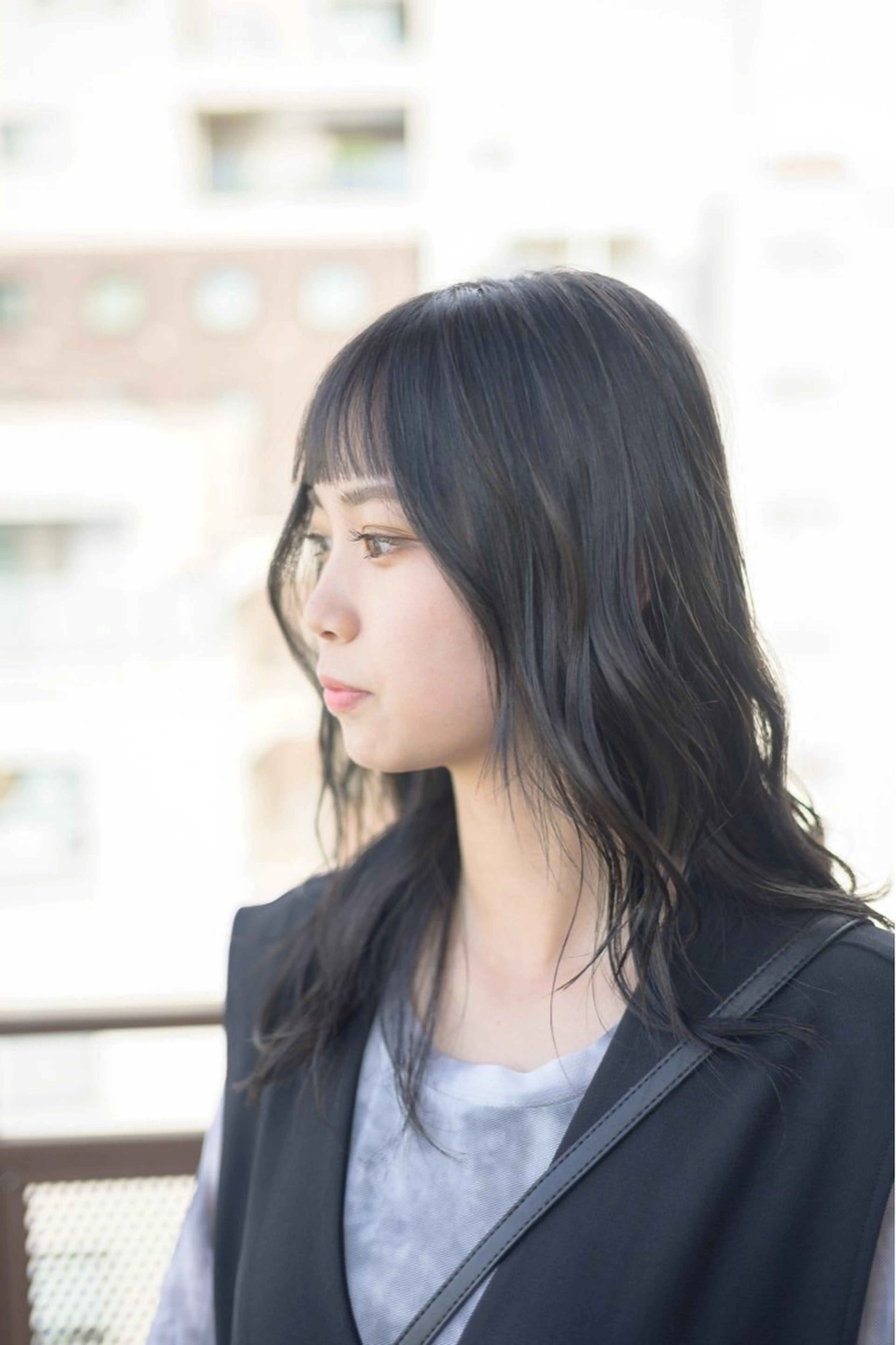 ミディアム アッシュ レイヤーカット 似合わせカット ショート/ボブ ハイトーン❤️原航平のヘアスタイル