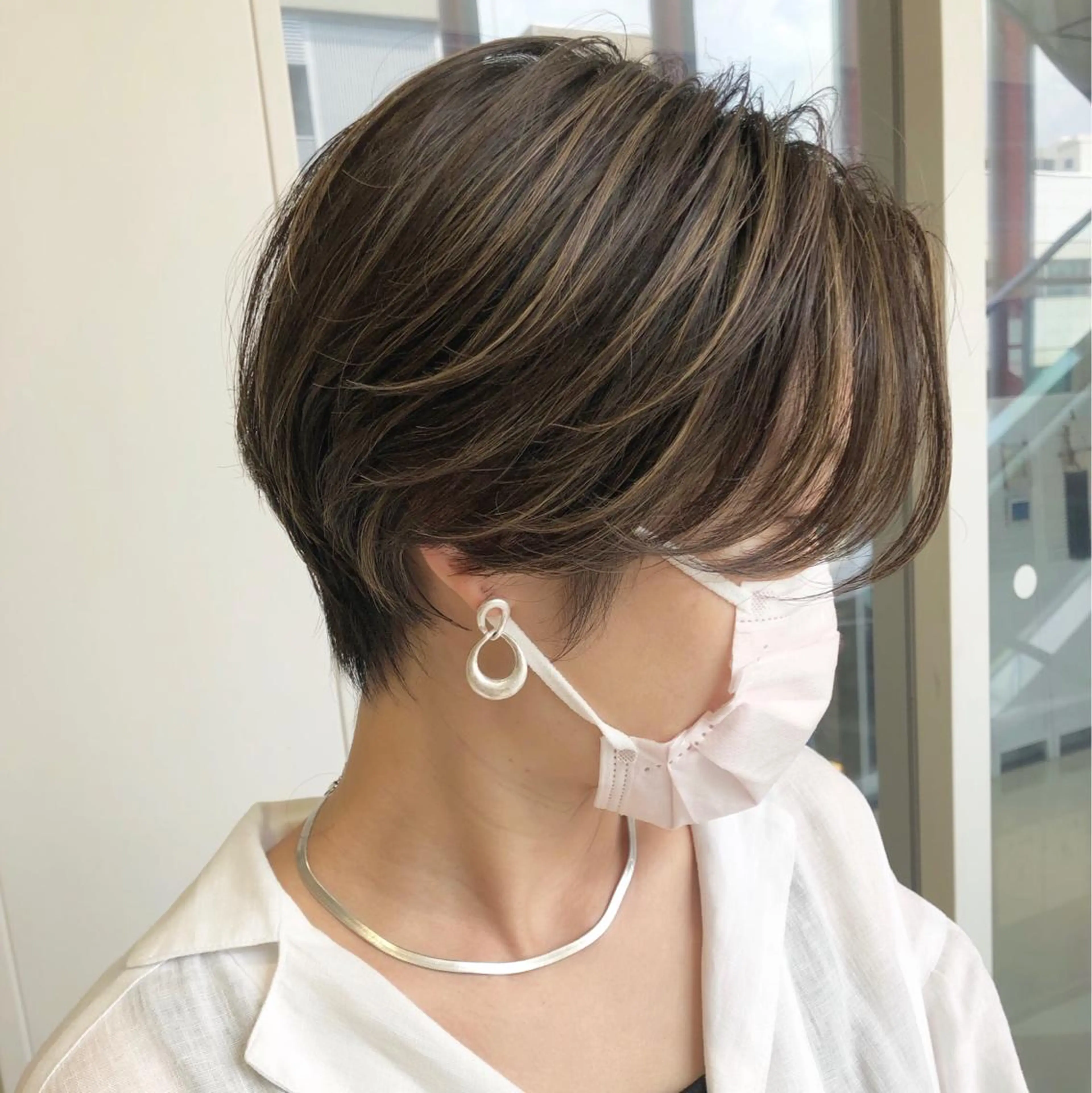 ショート カラー カット ヘアカラー ❤️ダブルカラー 髪質改善❤️SAYAのヘアスタイル