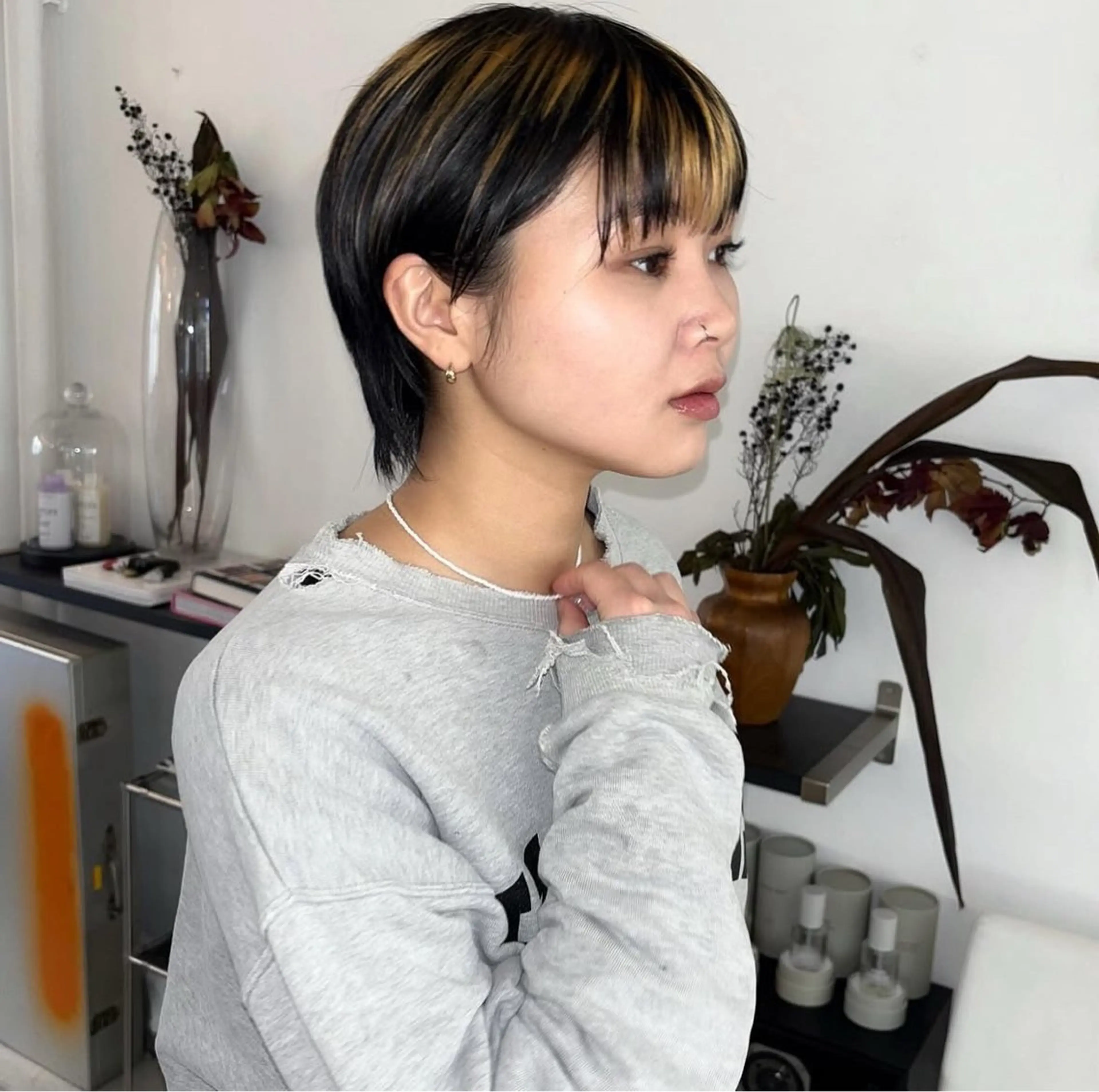 ショート カット hair salon　丹tan所属・Rena✴︎トレンド ×スタンダードMIXのヘアスタイル