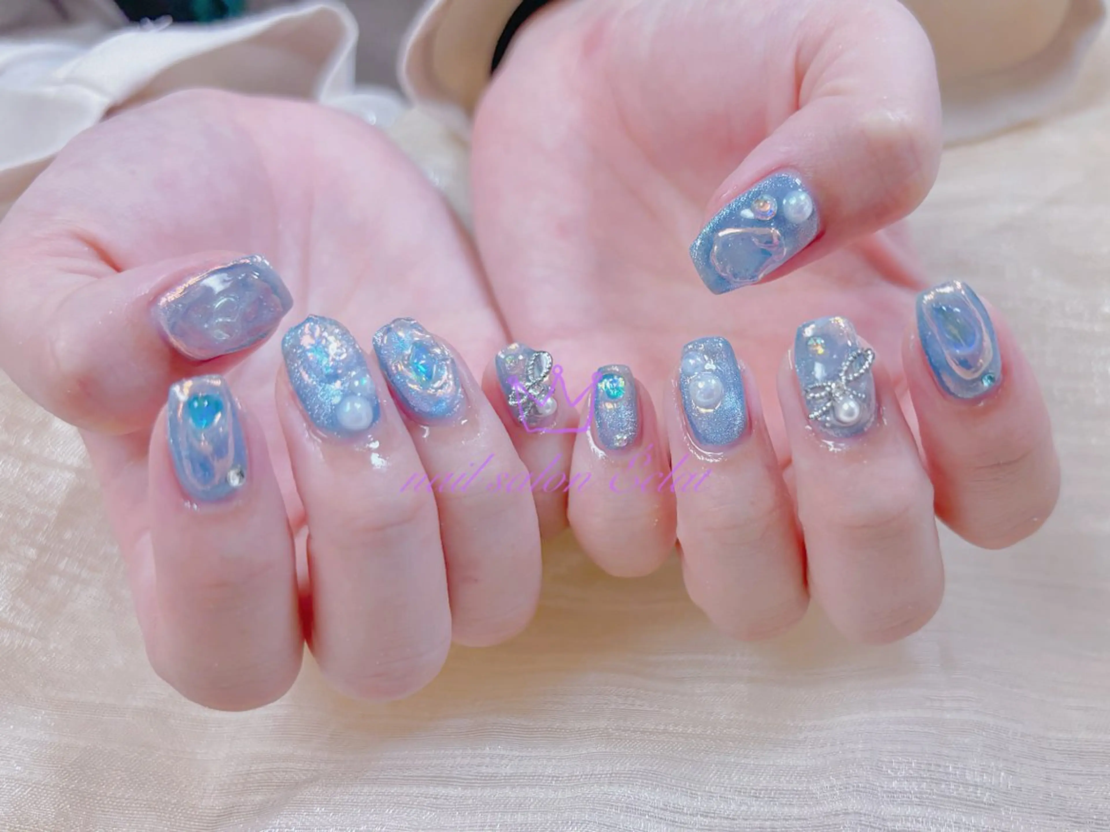 ネイル ネイルサロンエクラ 🫧Shizukaのネイルデザイン