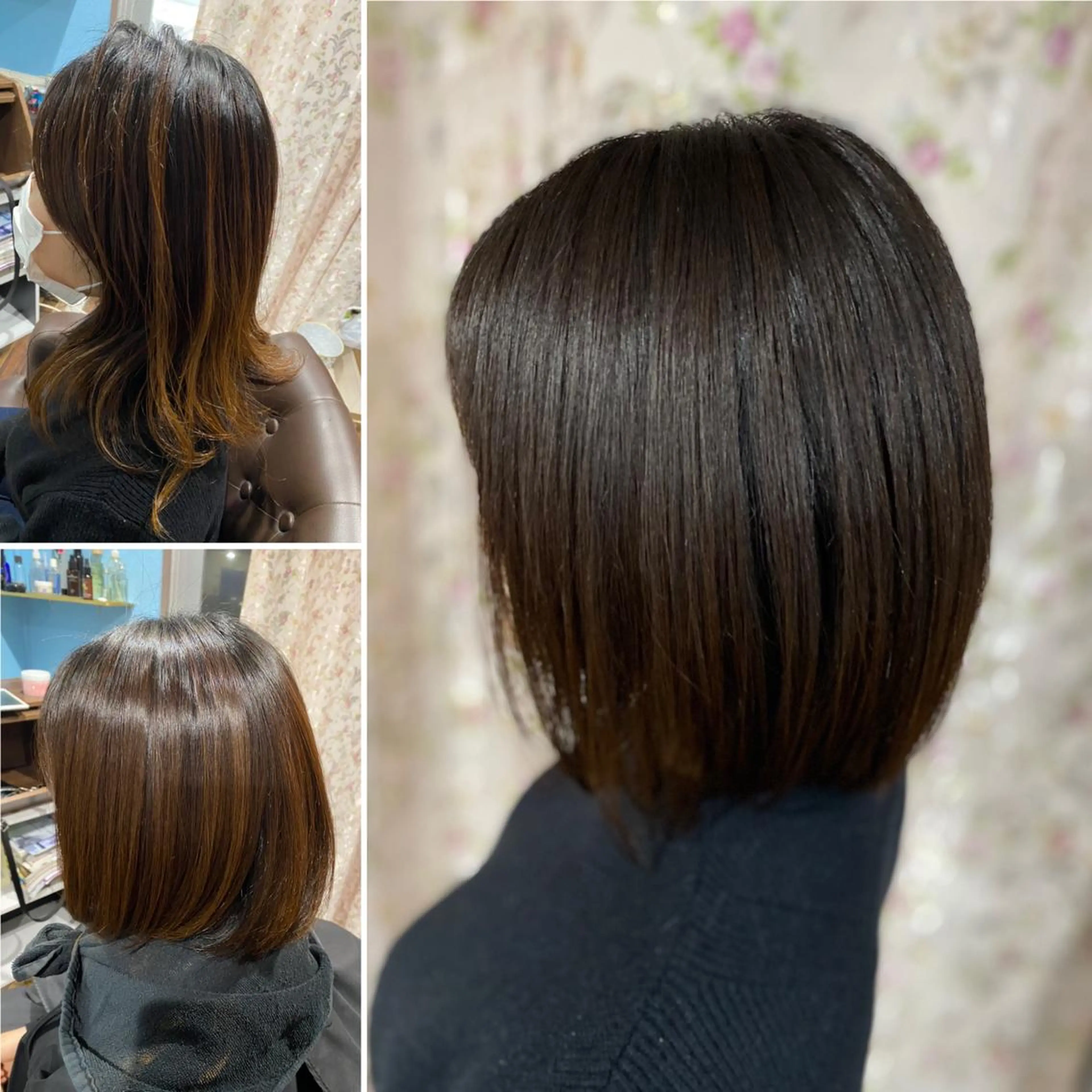 ミディアム カラー alo所属・ゴトウ エイイチのヘアスタイル