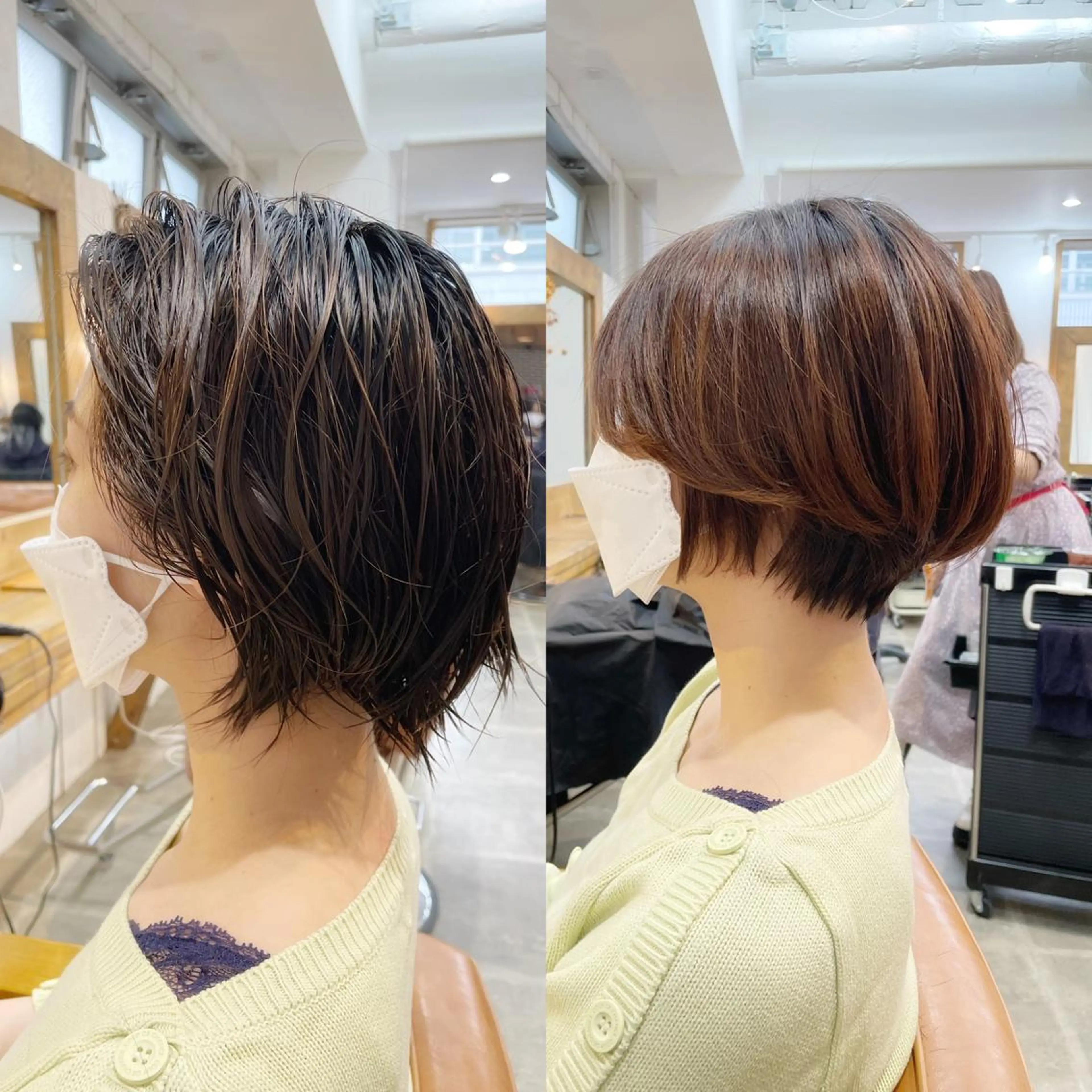 ショート newline銀座所属・銀座ショート/ 大人ショート/金子涼のヘアスタイル