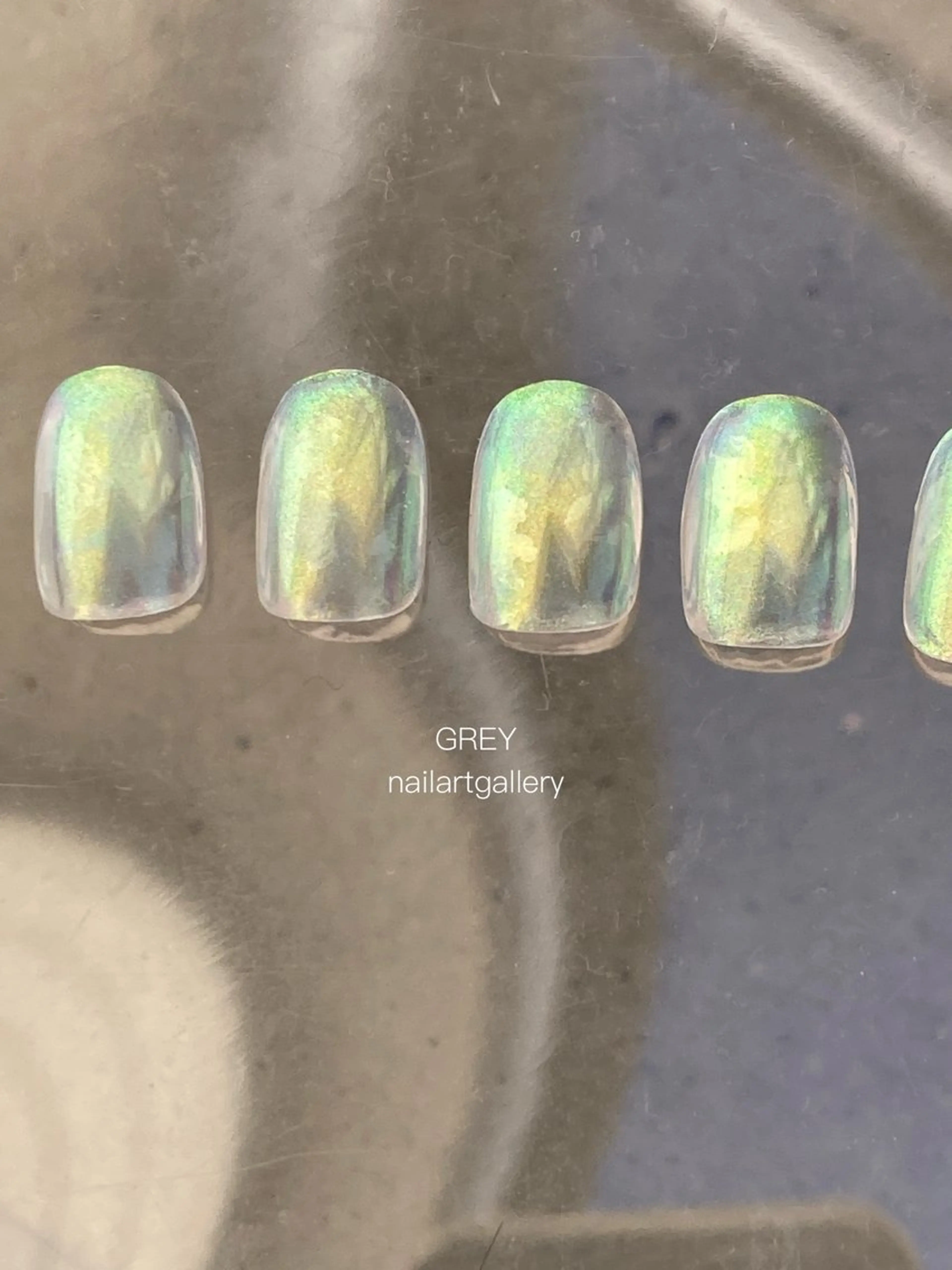 ネイル アートネイル 【GREY】 TAIRAのネイルデザイン