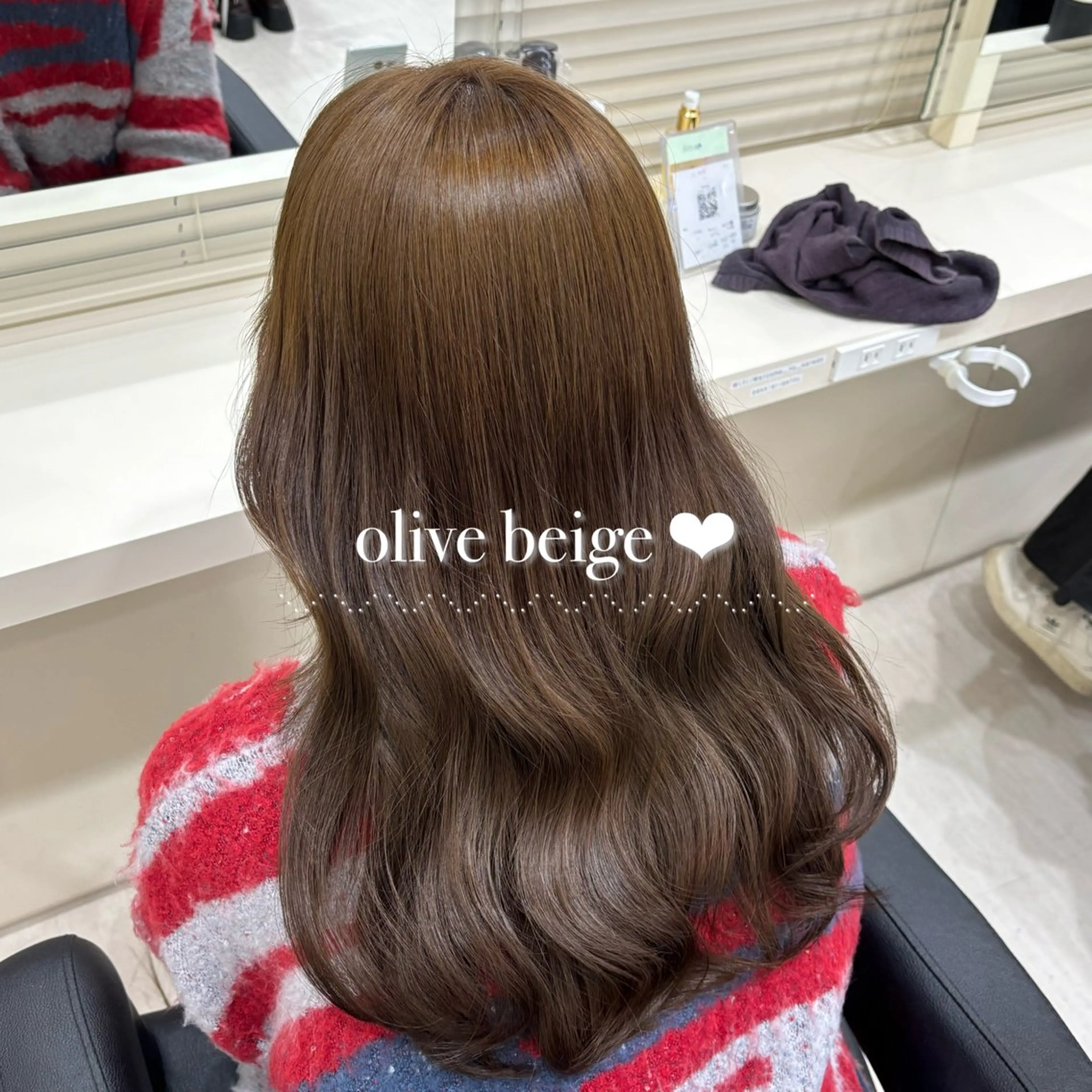 カラー ヘアカラー トリートメント かわいい艶髪🤍 れいな🤍のヘアスタイル