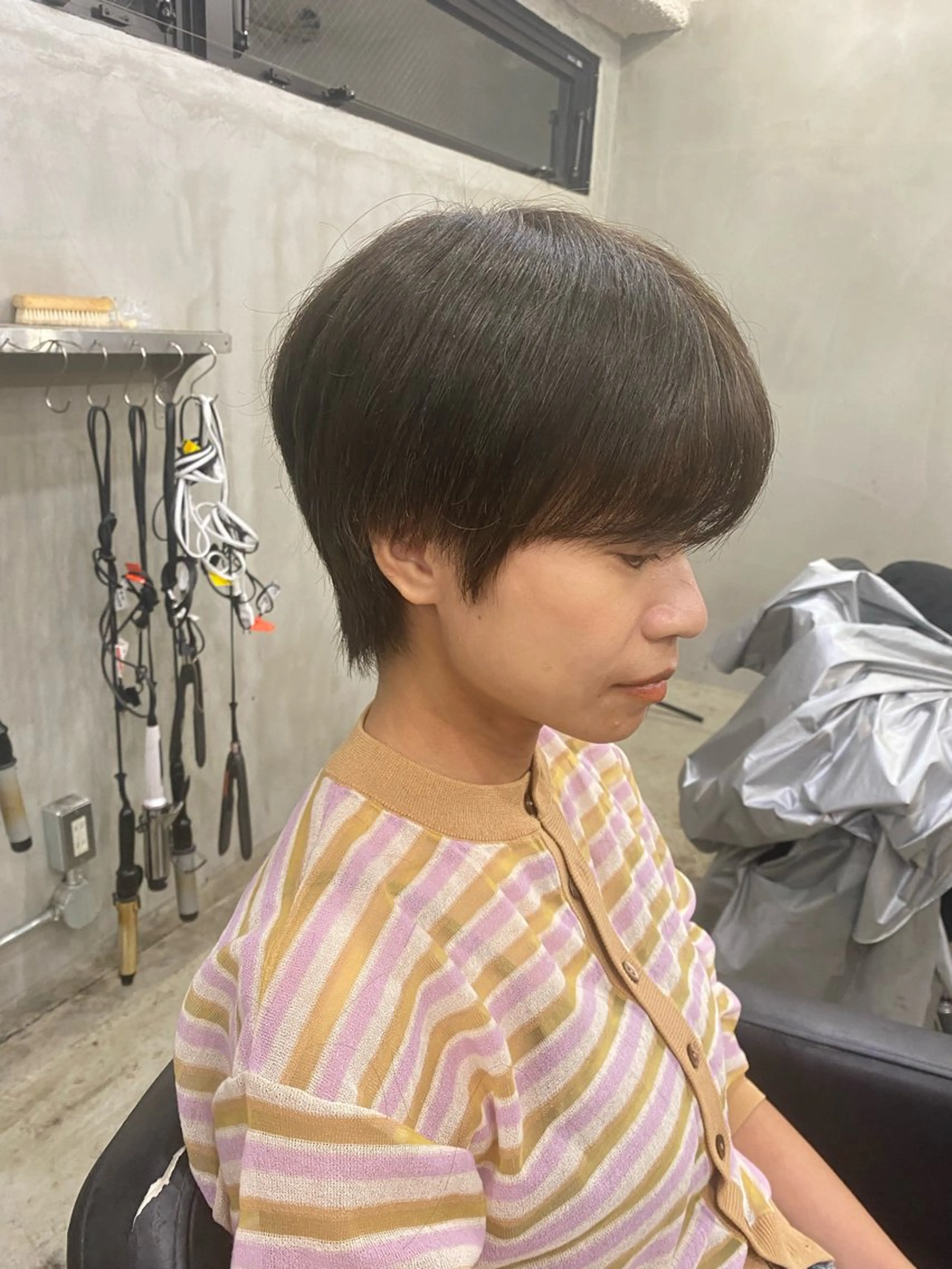 ショート ハンサムショート ショートヘア Ra-Ffichi by siun所属・宮田海聖 ナチュラル/美髪のヘアスタイル