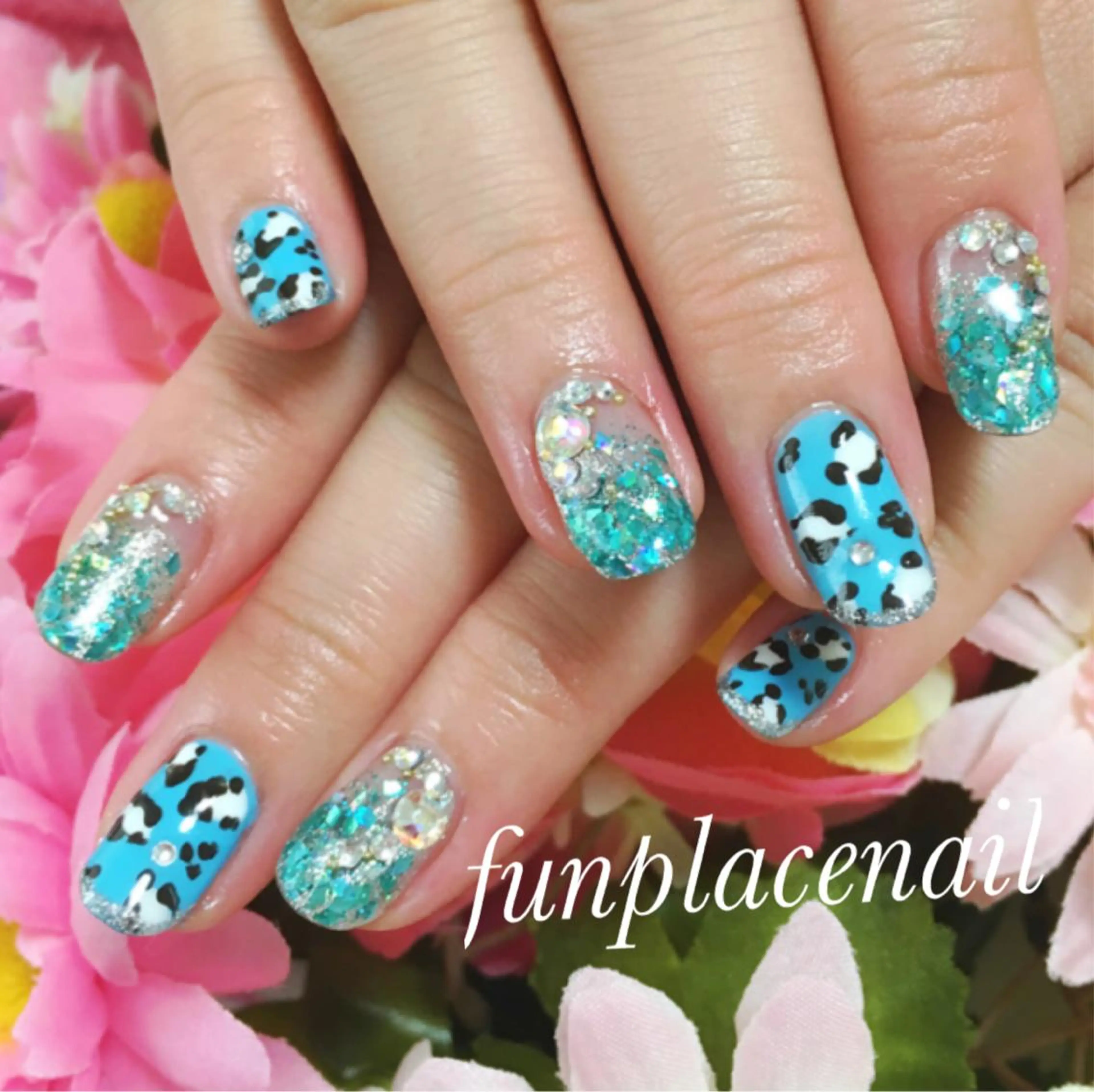 ショート ミディアム セミロング ロング カラー パーマ ヘアアレンジ メンズ キッズ ネイル まつエク nail salon＆school felice所属・フェリーチェ瑞江店 新山のネイルデザイン