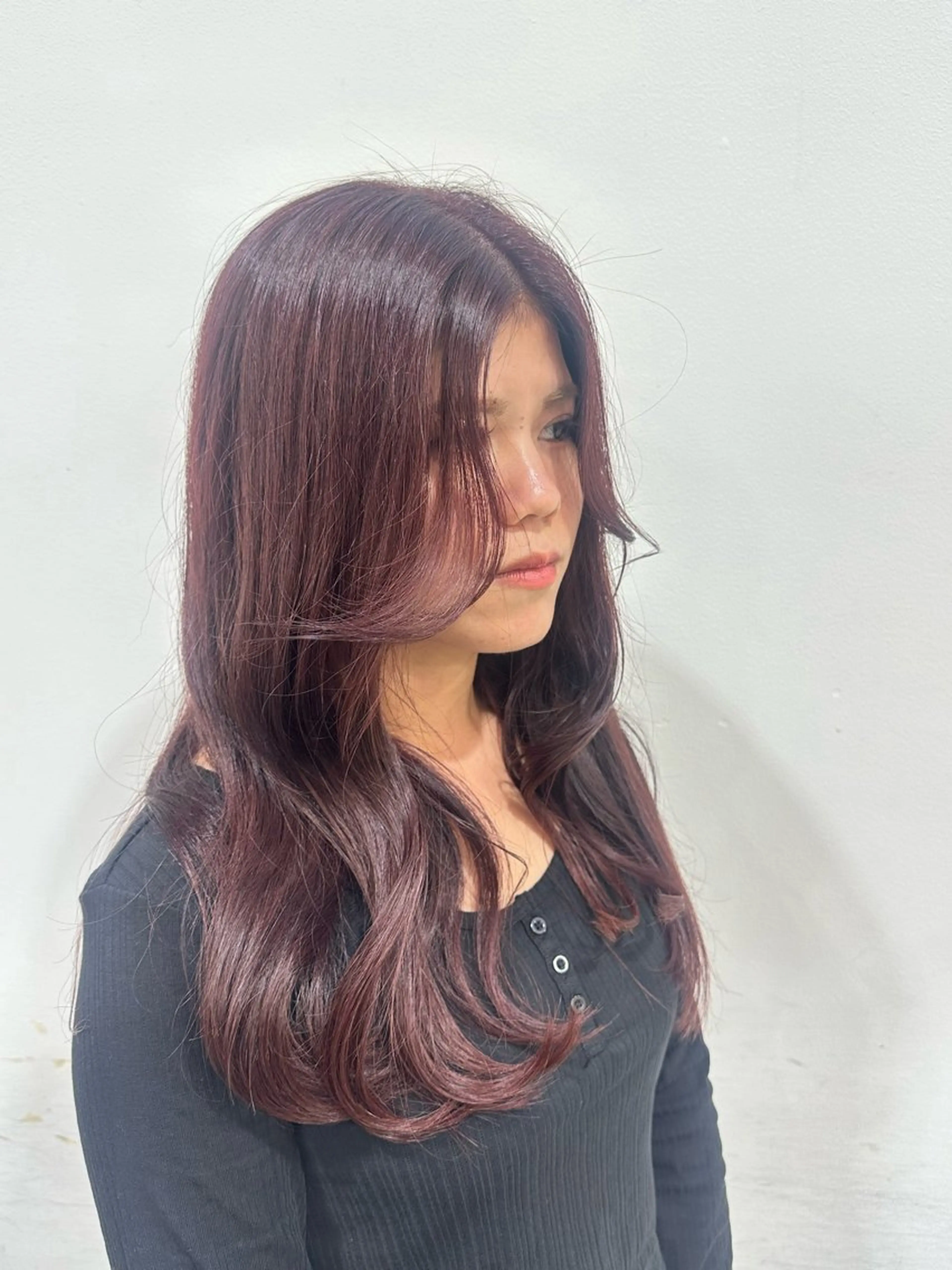 ミディアム ヘアカラー メンズ特化美容師 タケルのヘアスタイル