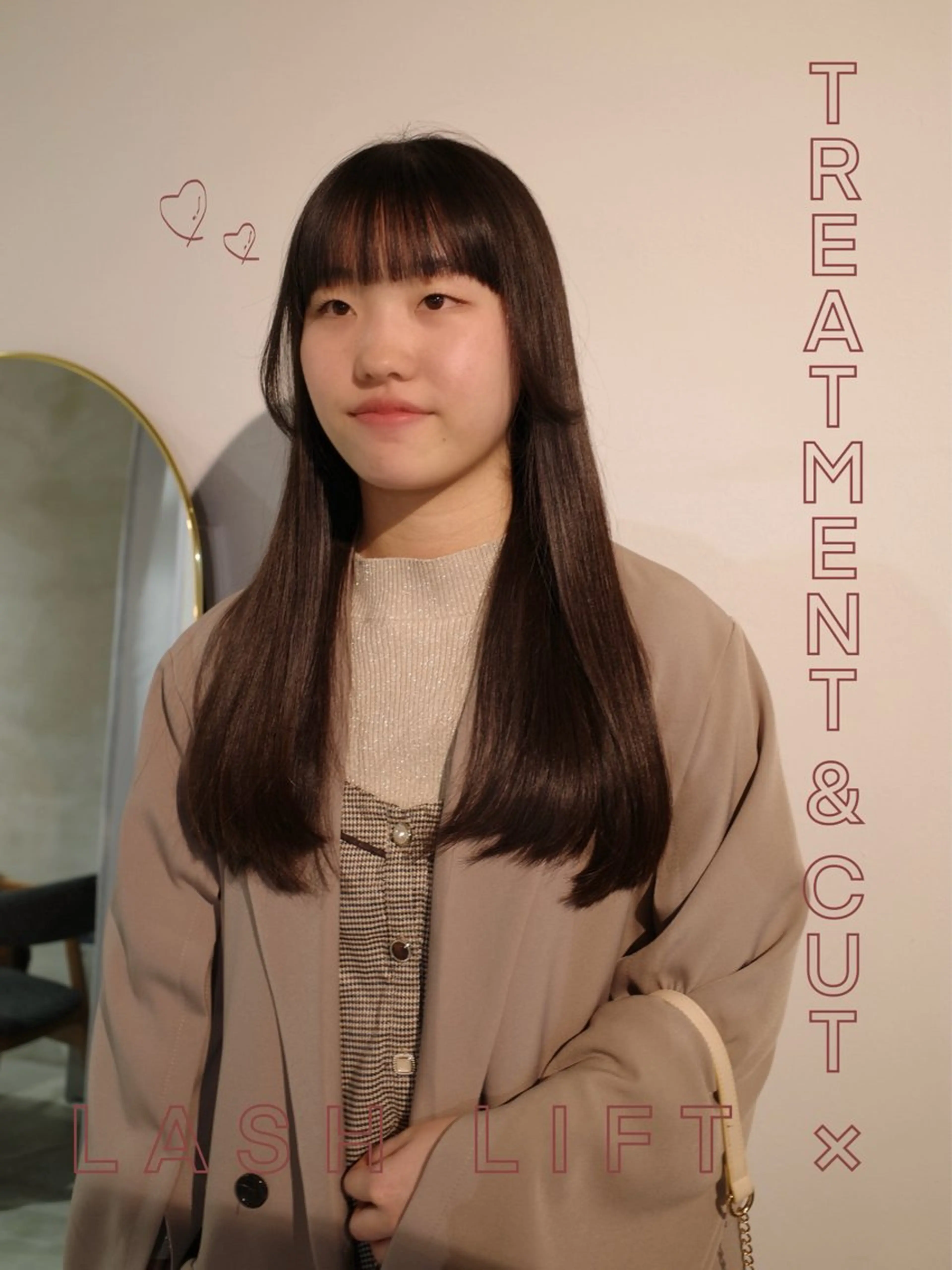 ロング ロング トリートメント 永縄 結花のヘアスタイル