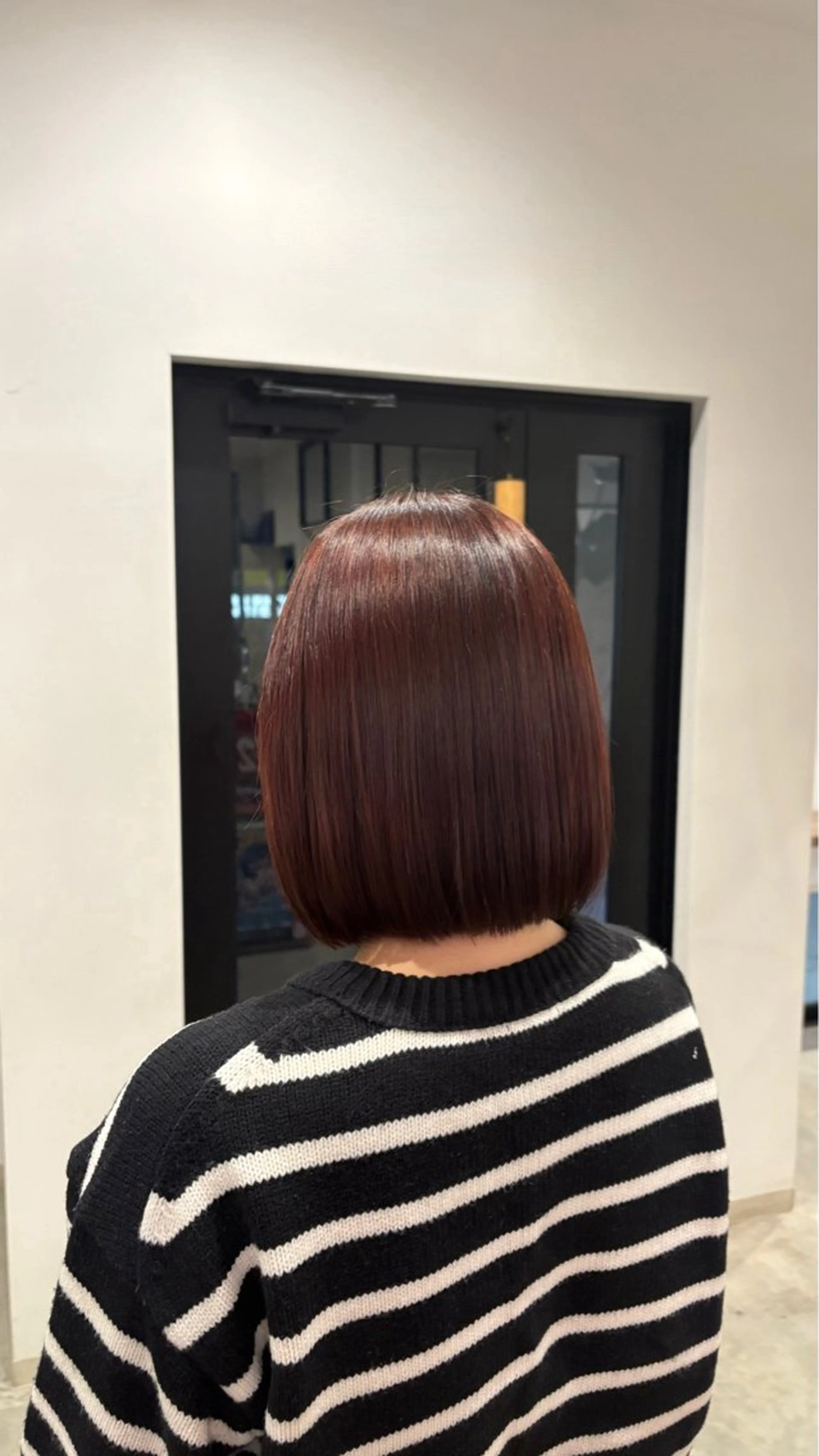 ミディアム ヘアカラー 大浦 姫奈のヘアスタイル