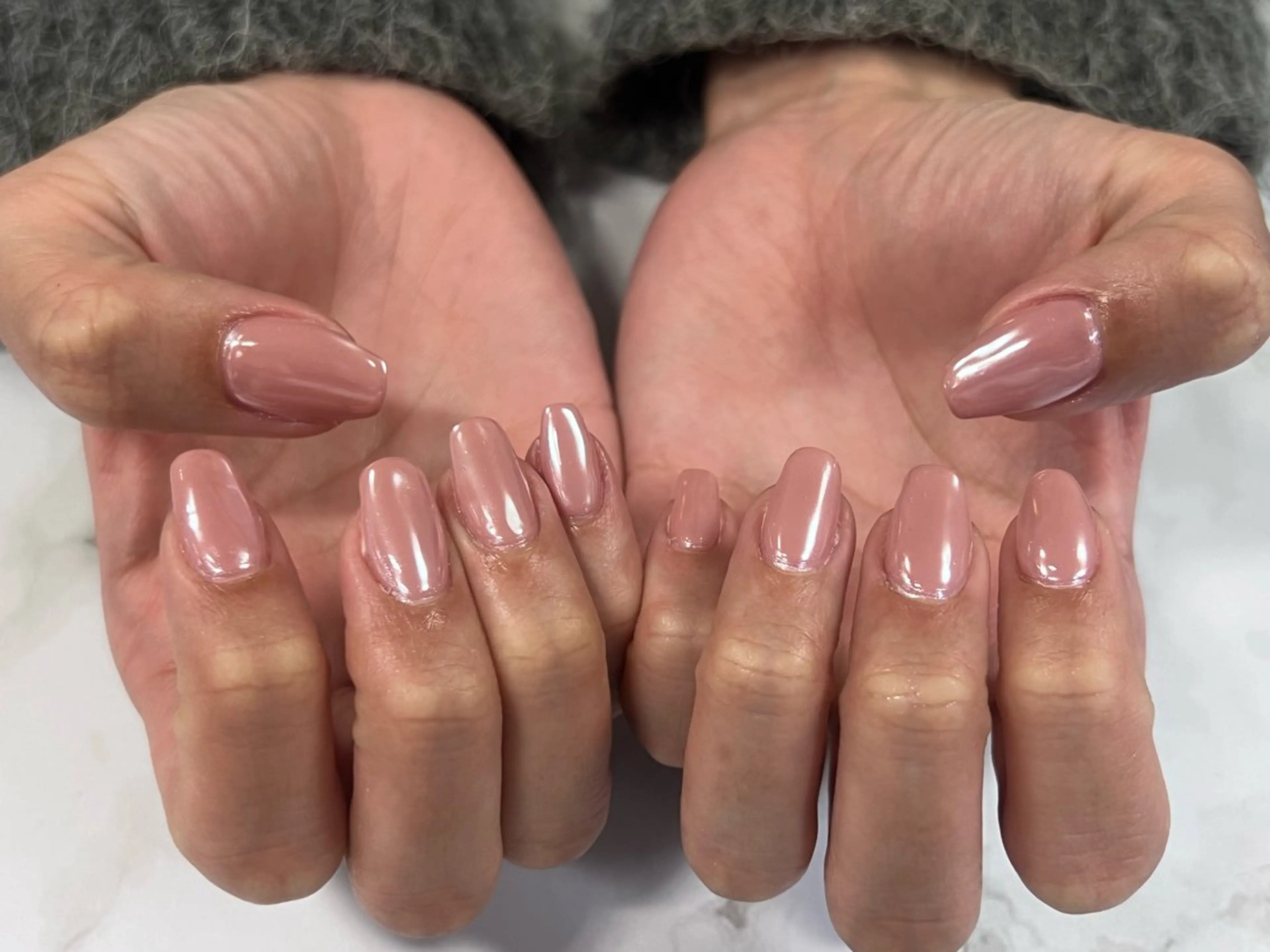 ネイル ミラーネイル 自由が丘サロン AYAME💅のネイルデザイン