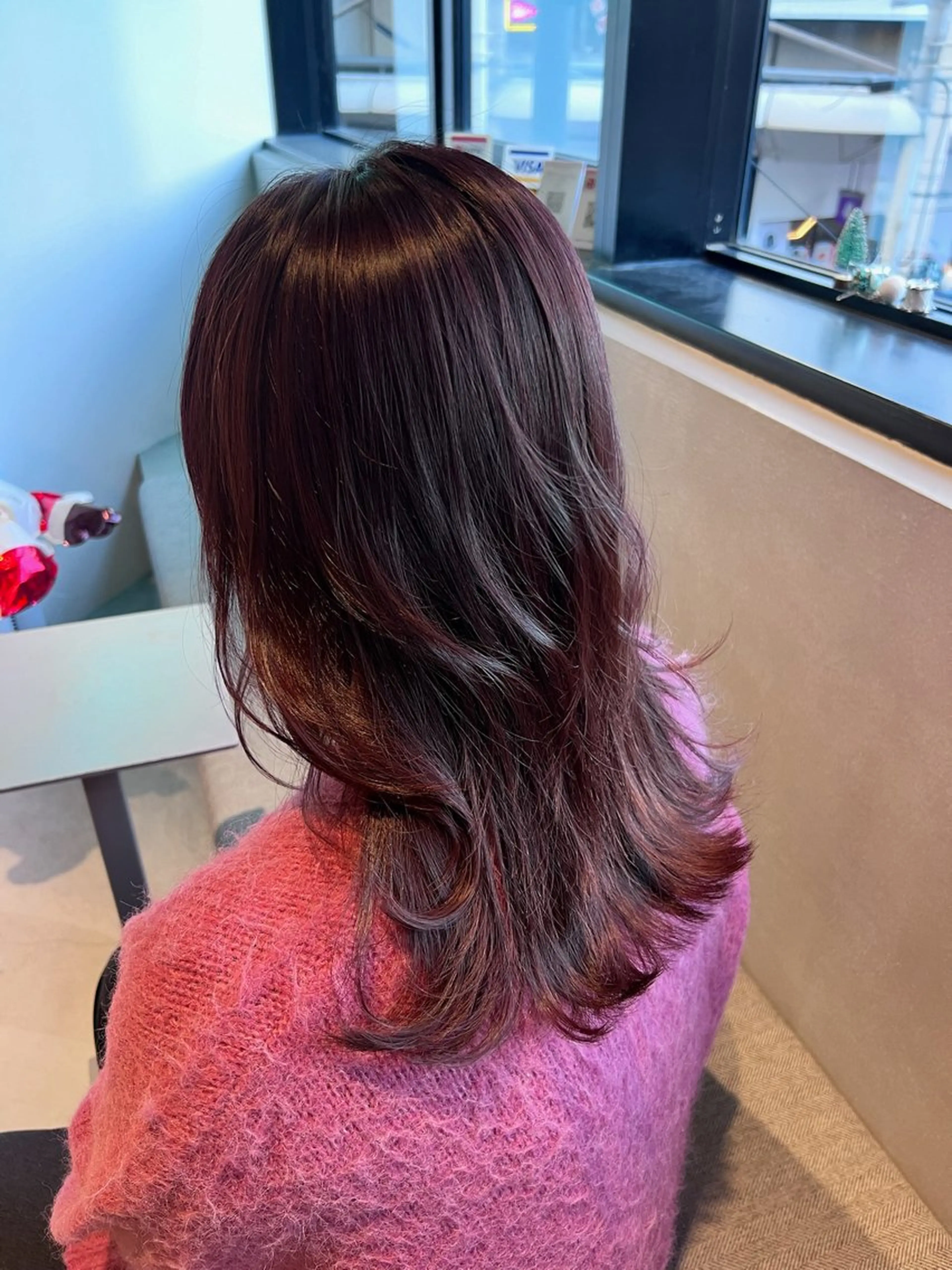 セミロング カラー カット ヘアカラー トリートメント 🌐👽フクイ キララ🌎💎のヘアスタイル