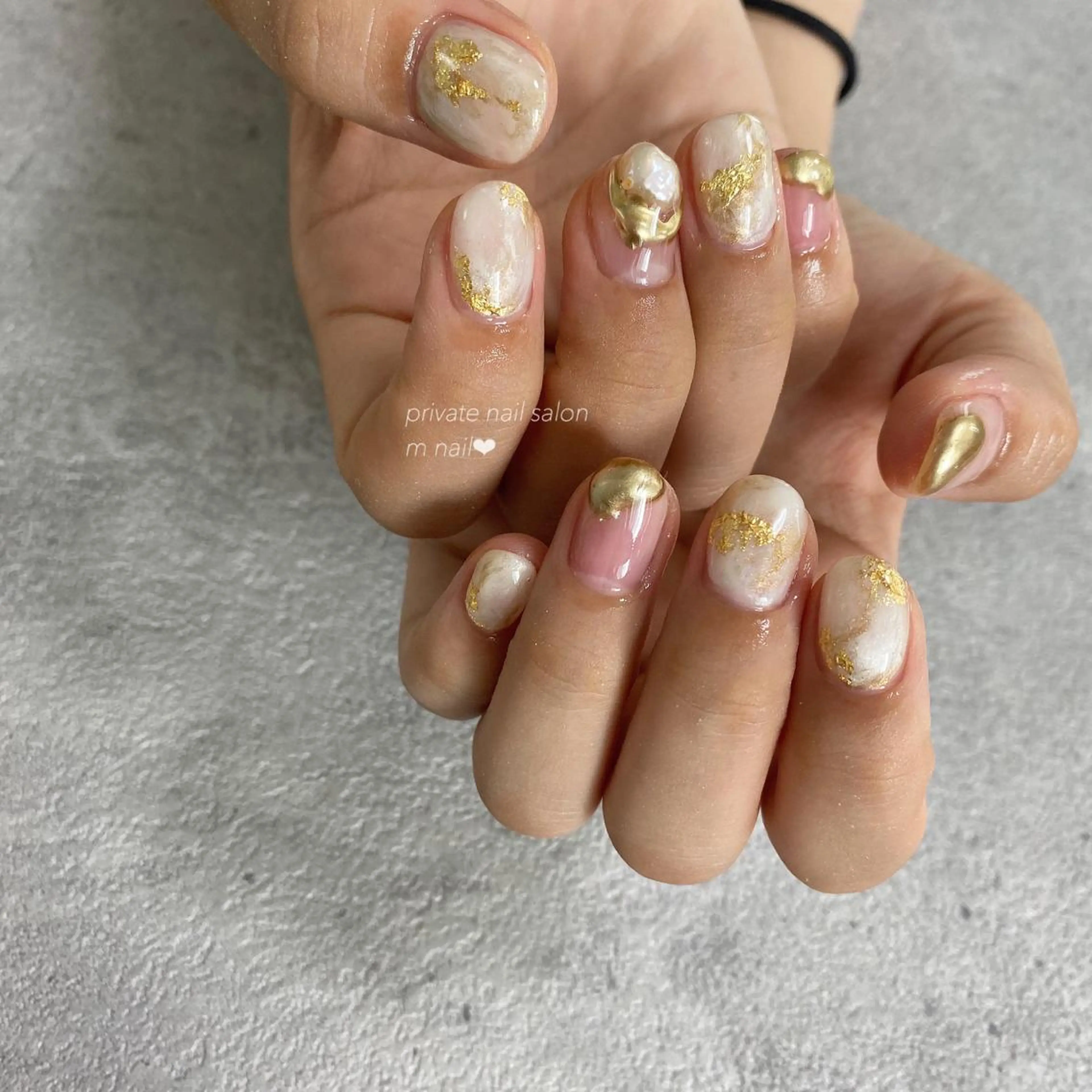 ネイル 持ち込み ハンドネイル 小河原 舞のネイルデザイン