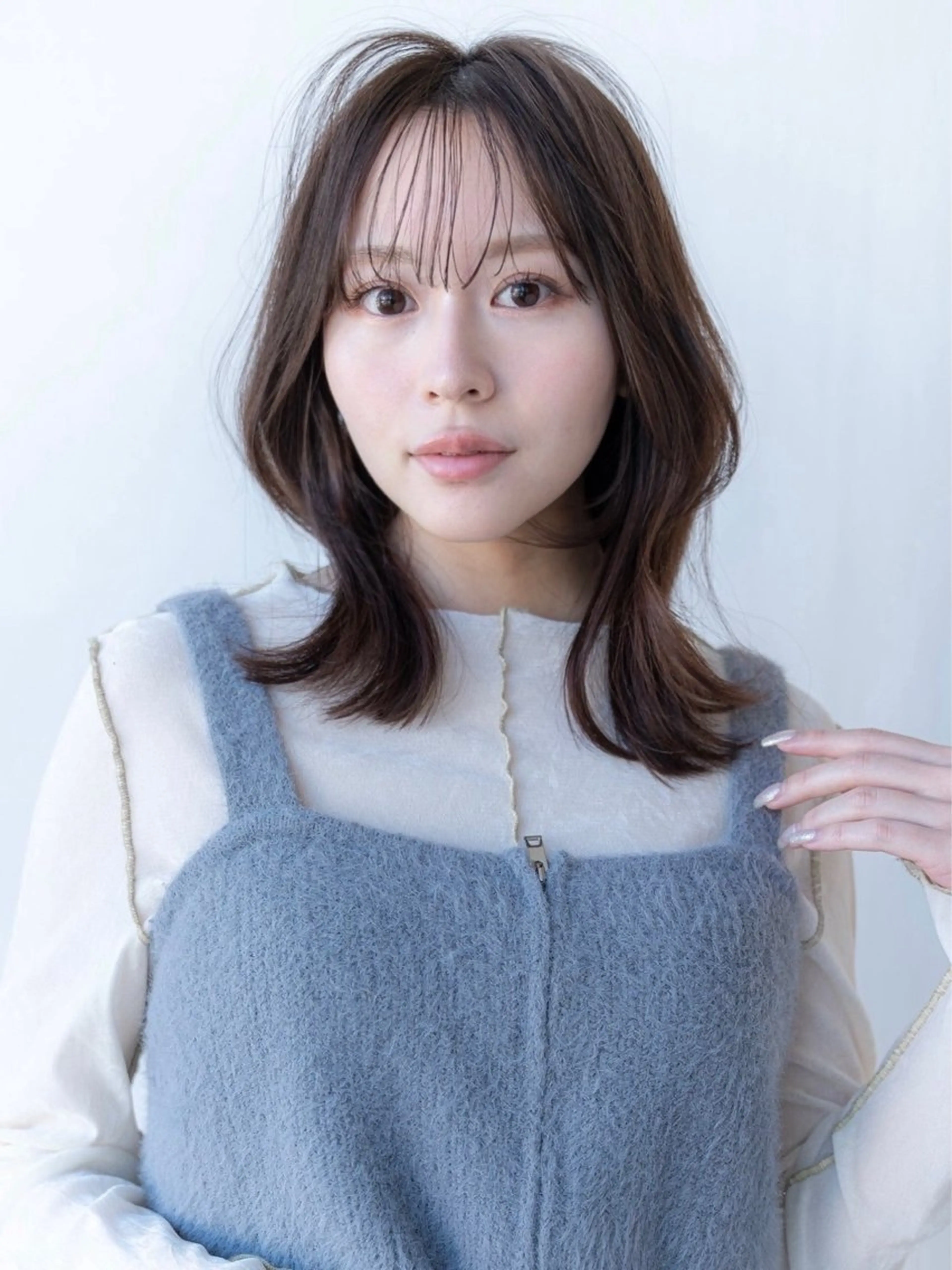 ミディアム カラー ✨髪質改善 縮毛矯正 艶髪 立川 コウキ✨のヘアスタイル