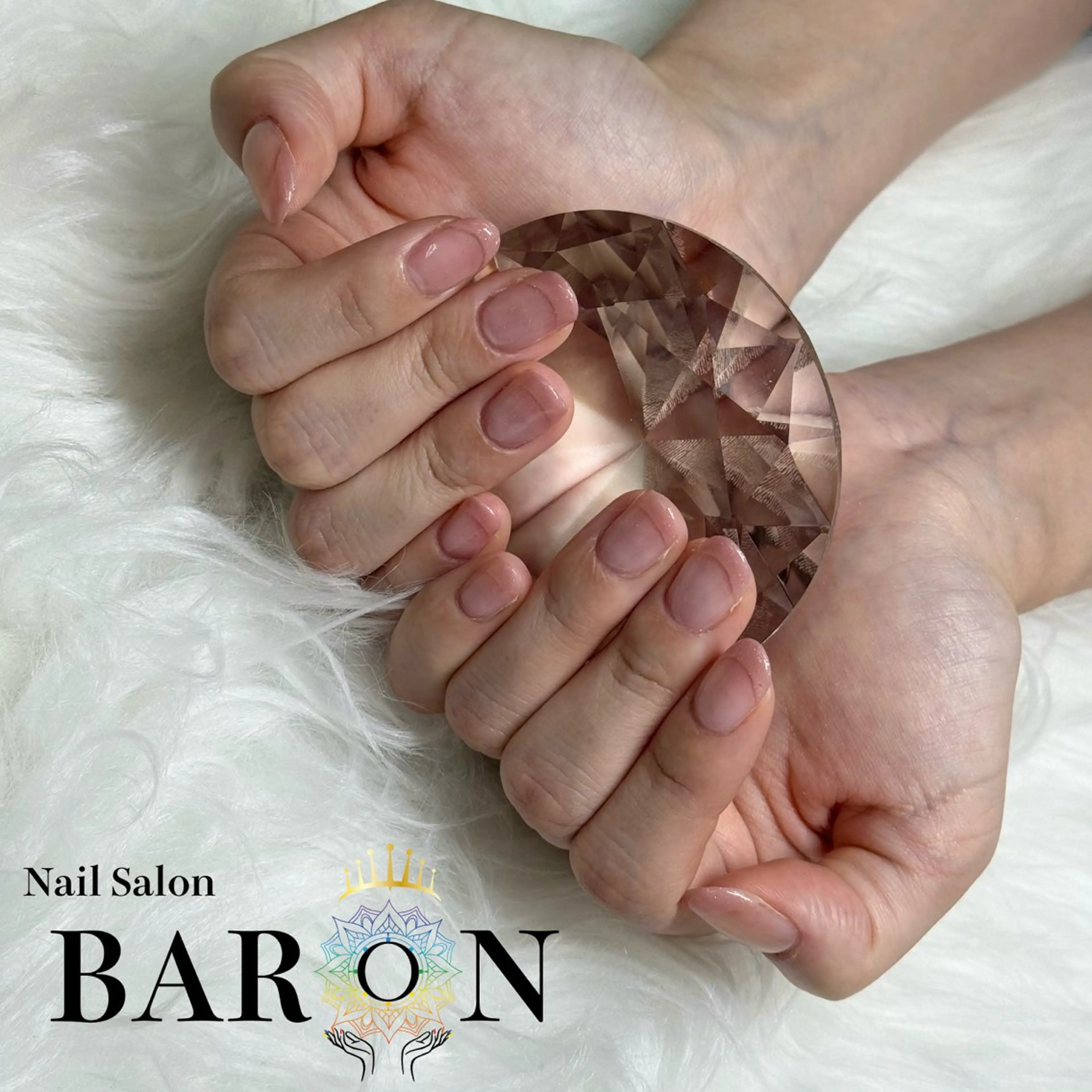 ネイル フレンチネイル キラキラネイル ピンク ハンドネイル BARON本厚木店 🐹RIN🐹のネイルデザイン