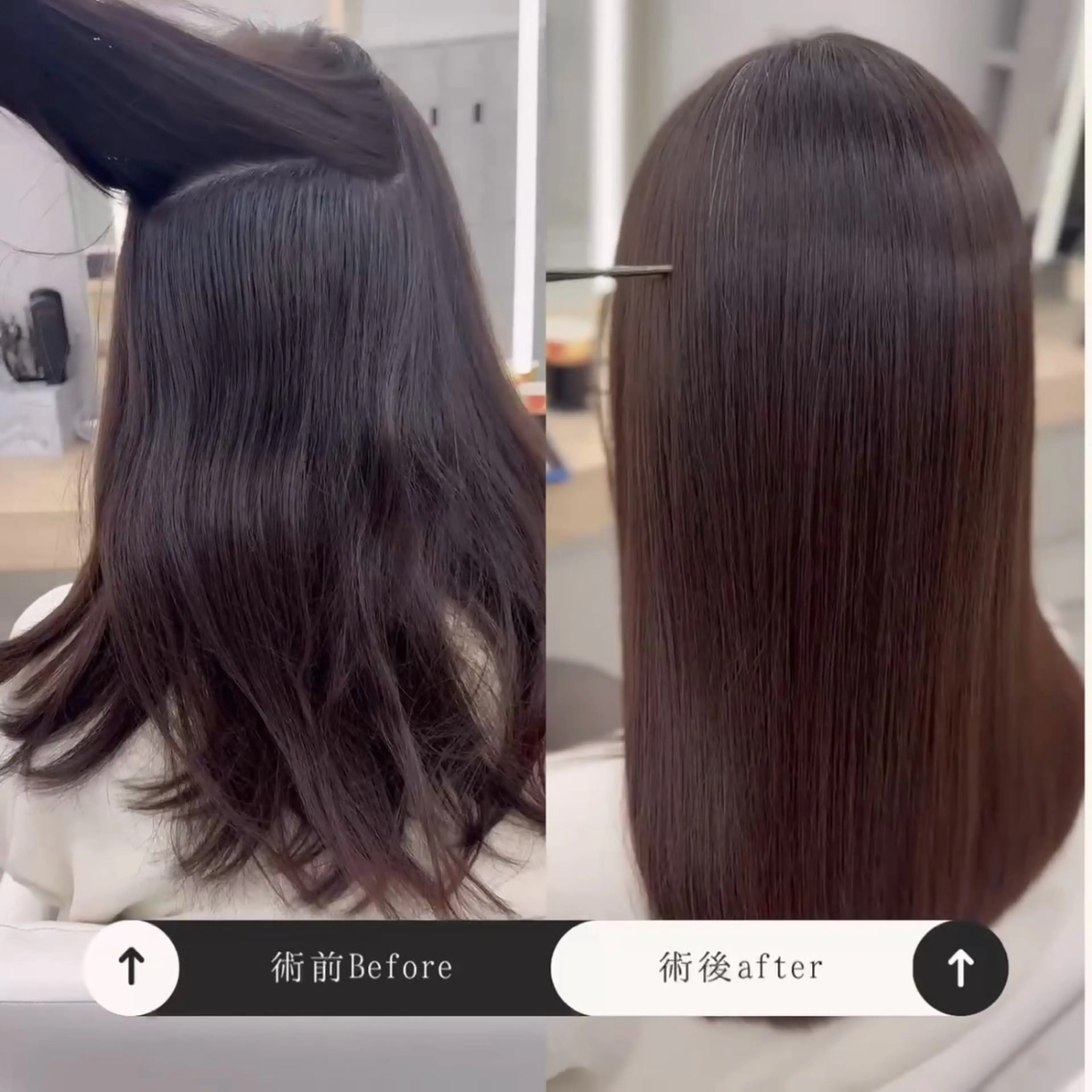 ロング カラー 髪質改善 縮毛矯正 トリートメント 縮毛矯正 透明感カラー/ゆな 💫🎀のヘアスタイル