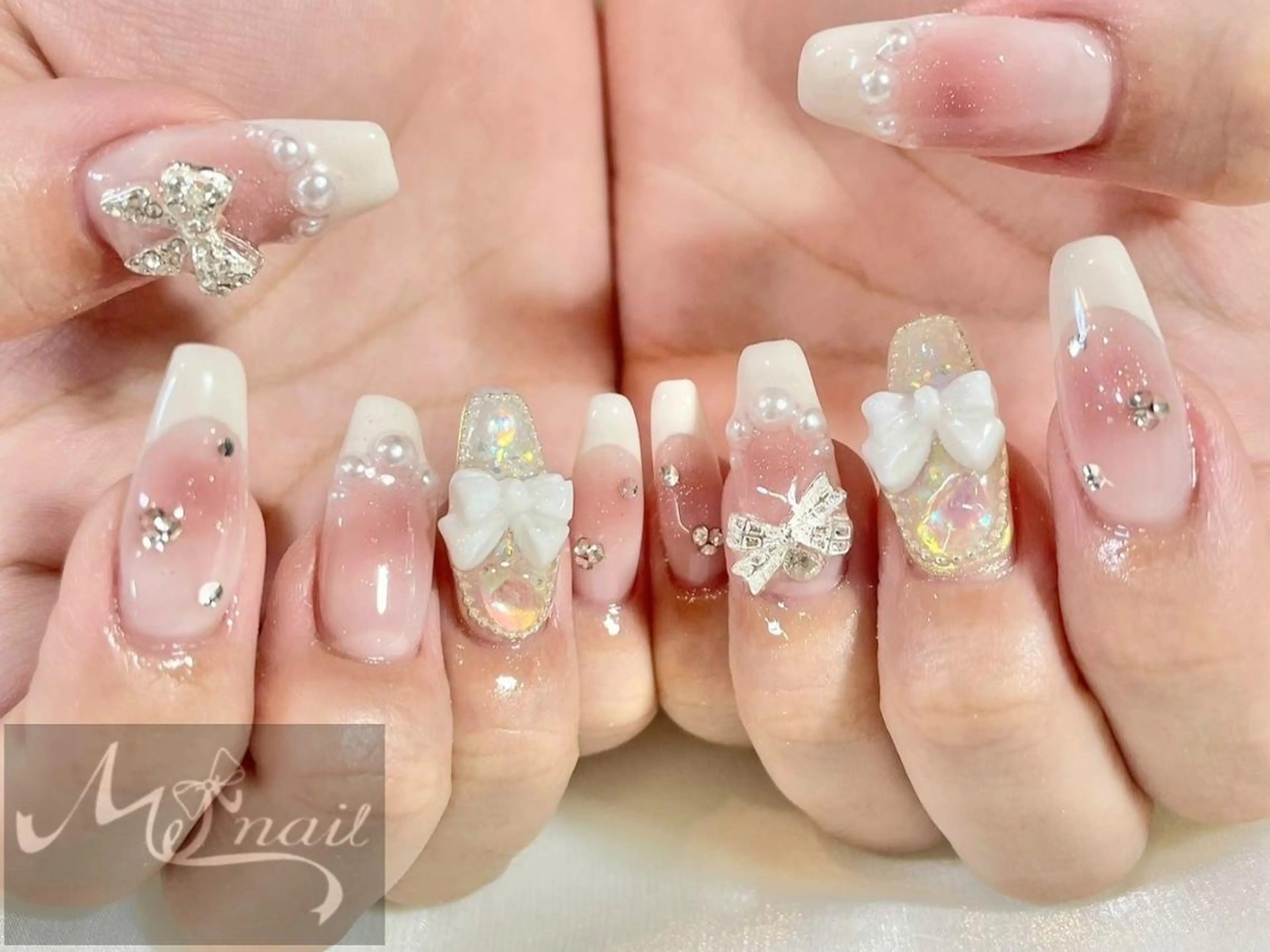 ネイル ハンドネイル 🤍POP可愛い🧸 Menailのネイルデザイン