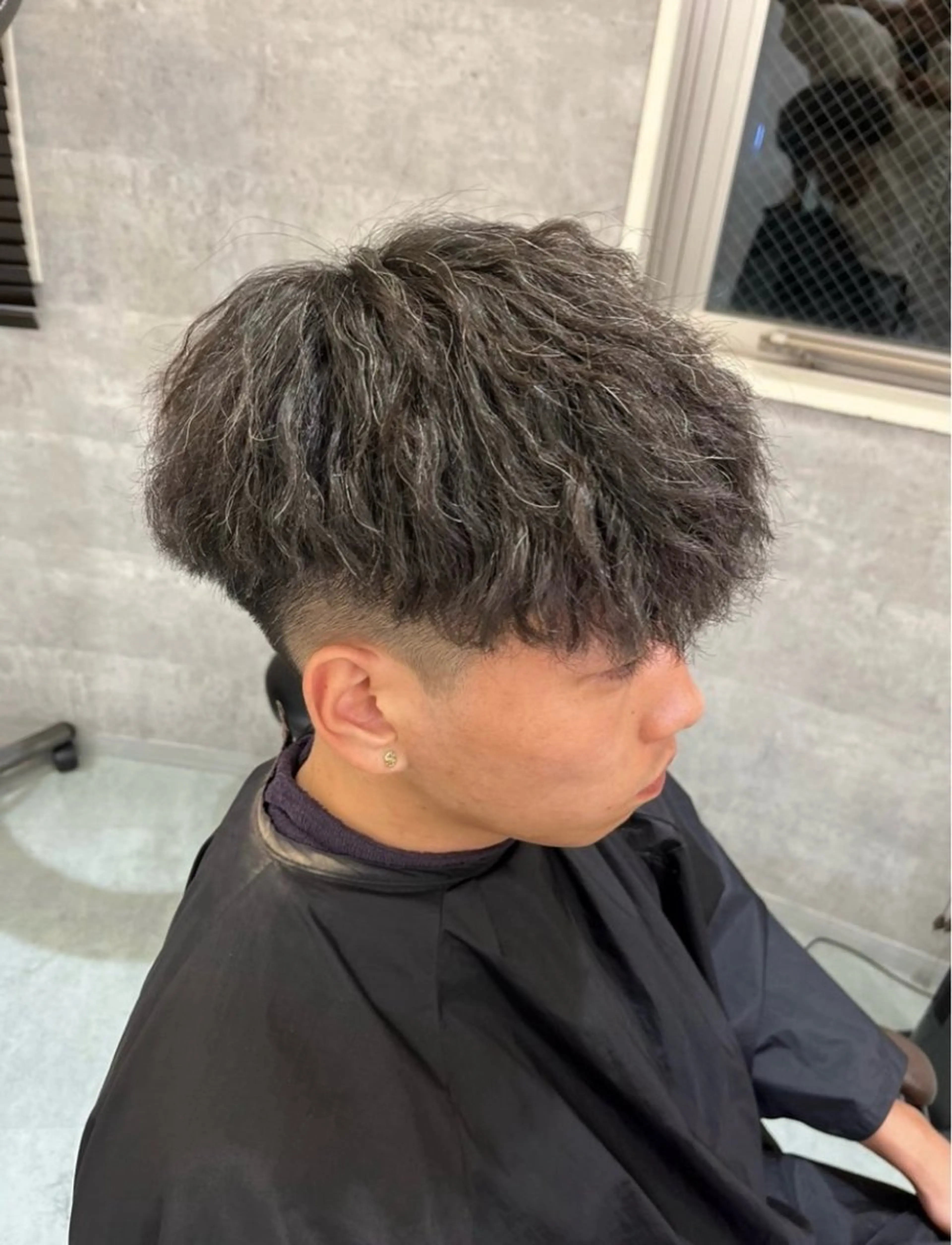 メンズ限定ツイストスパイラルパーマの写真