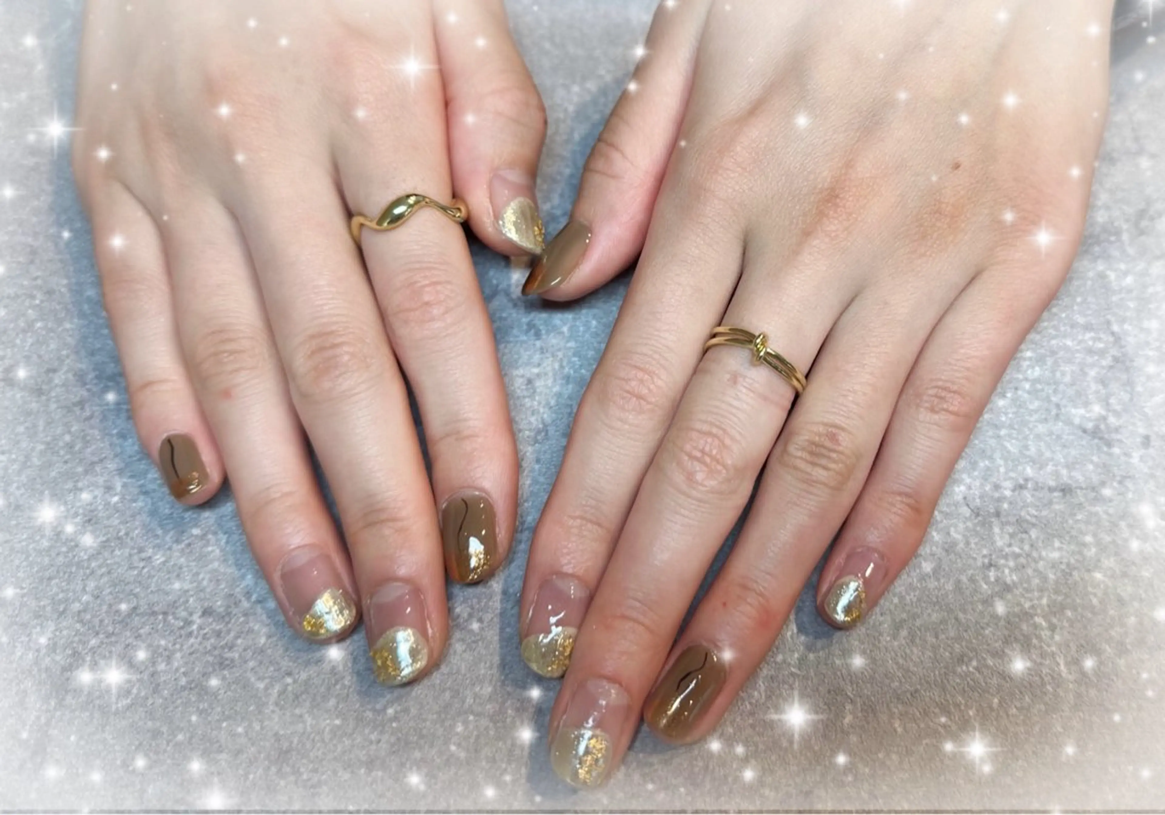 ネイル ニュアンスネイル L'OM OSAKA所属・⭐️Chiharu ⭐️のネイルデザイン