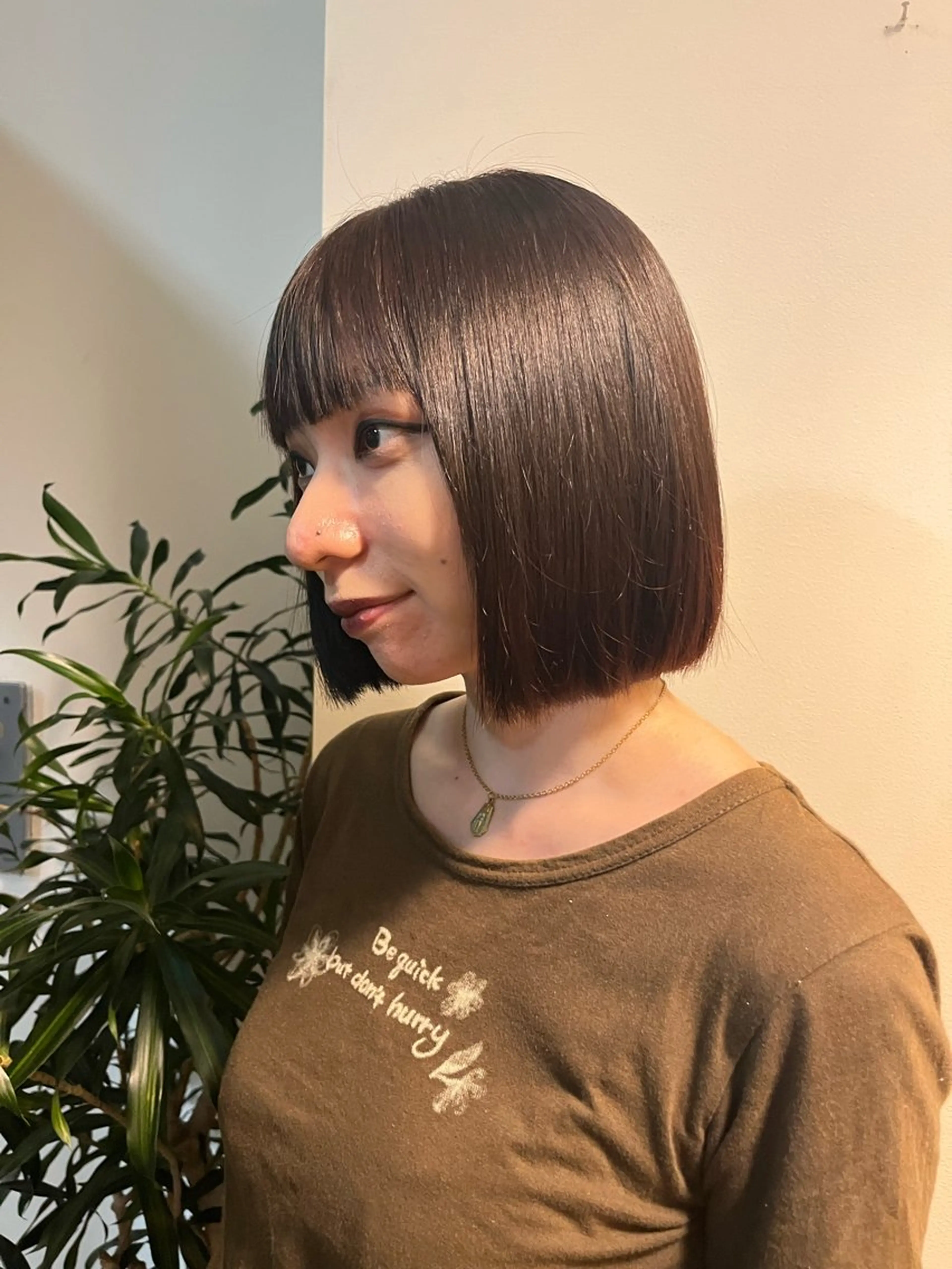 カラー ブラウンカラー 愛瑠奈 erunaのヘアスタイル