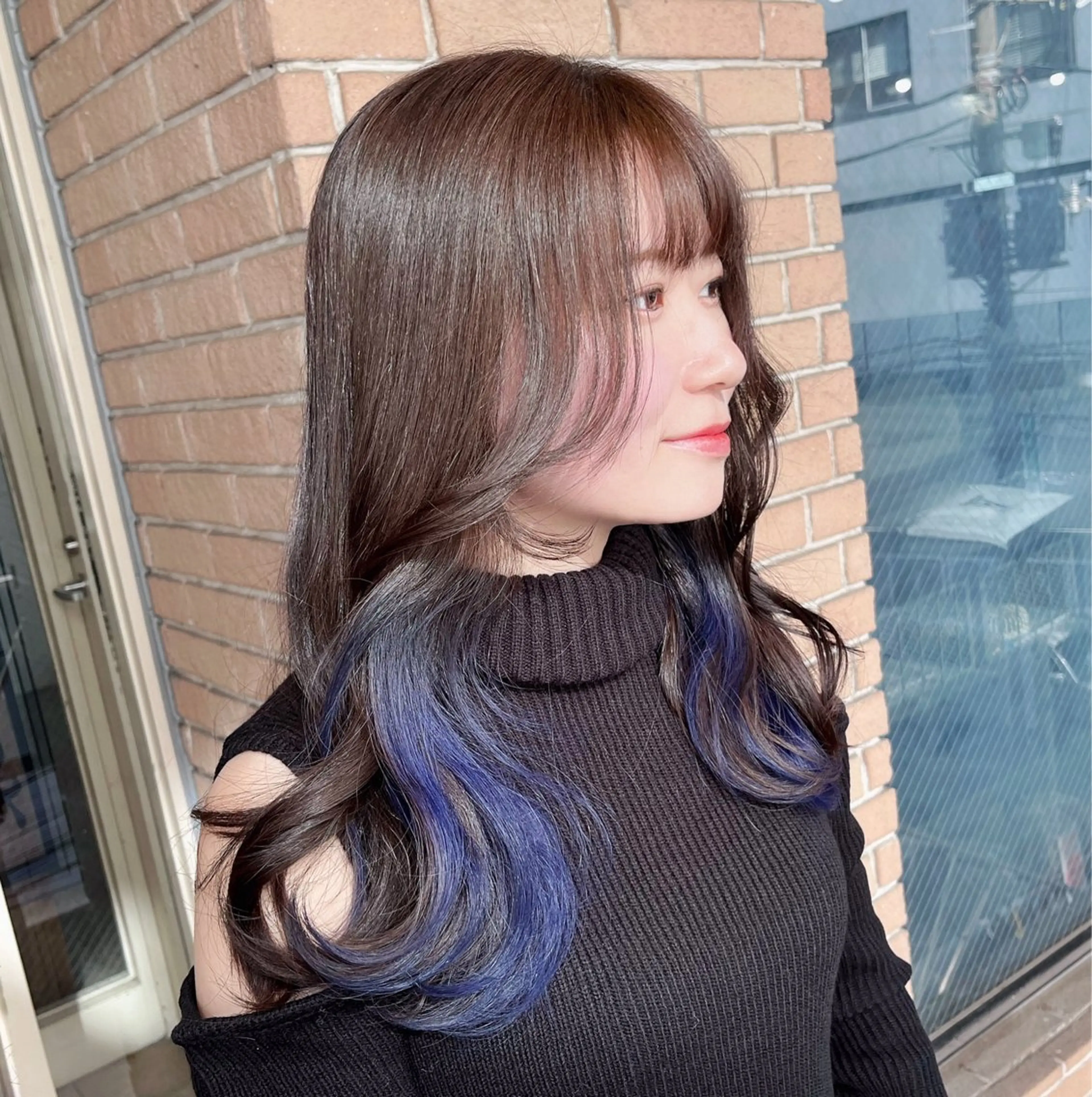 ロング カラー ヘアアレンジ ブリーチ カット ヘアカラー トリートメント ヘアセット ピンクカラー🩷 ヘアセットＮＯ.1のヘアスタイル