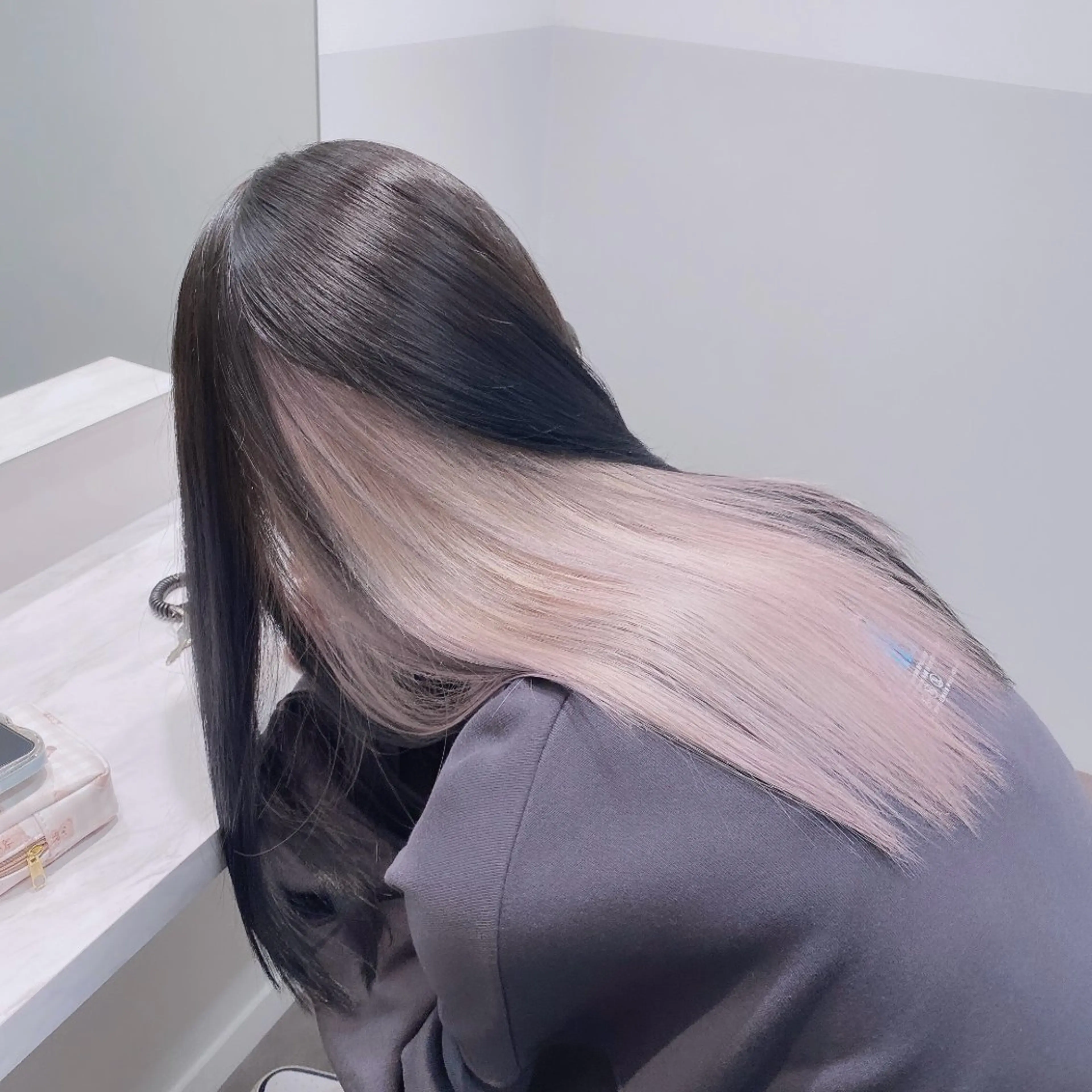 ロング カラー ヘアアレンジ メンズ ヘアカラー トリートメント SALOWIN所属・色落ちまでかわいい MASATOのヘアスタイル