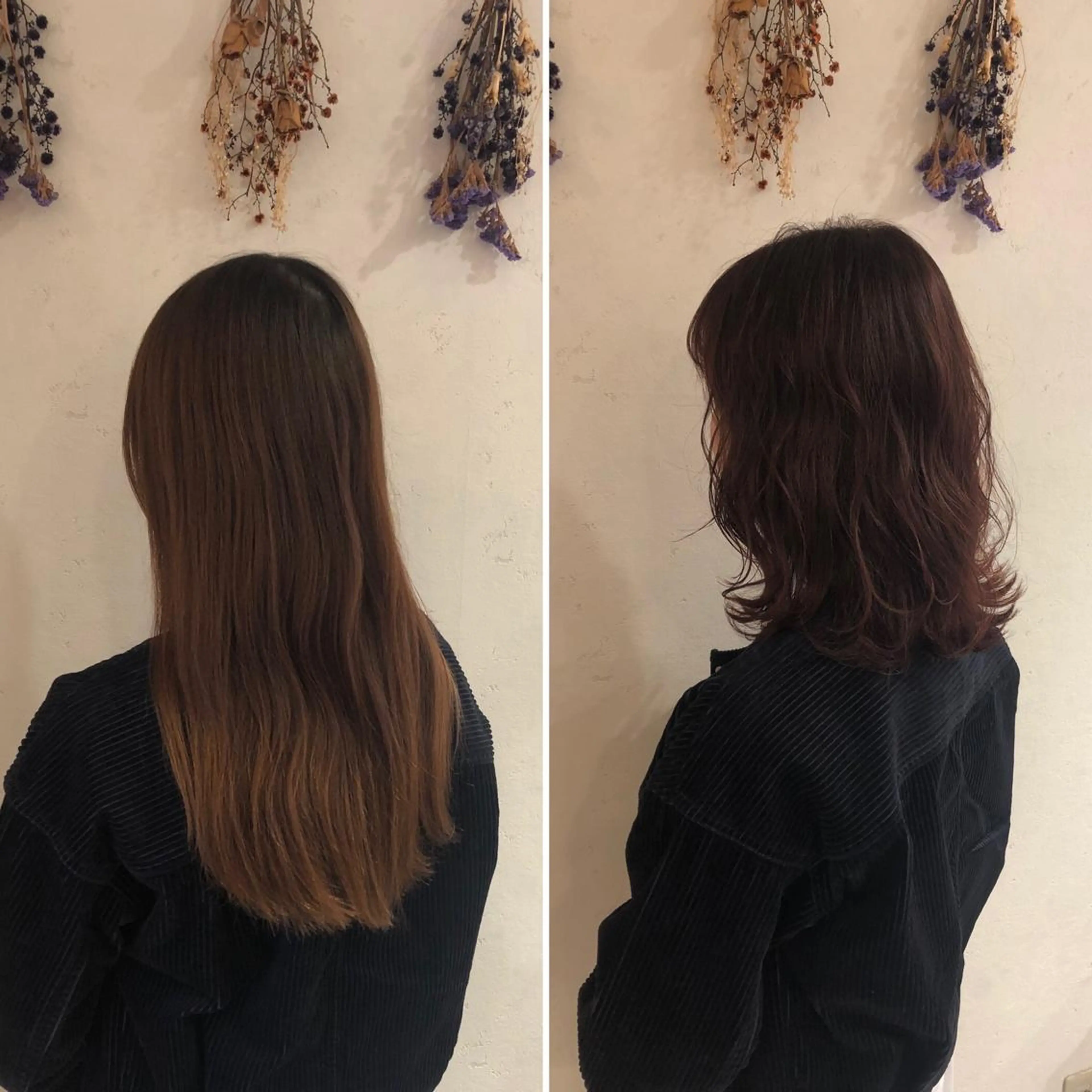 ミディアム カラー カット ヘアカラー トリートメント 青山 早希🐾のヘアスタイル