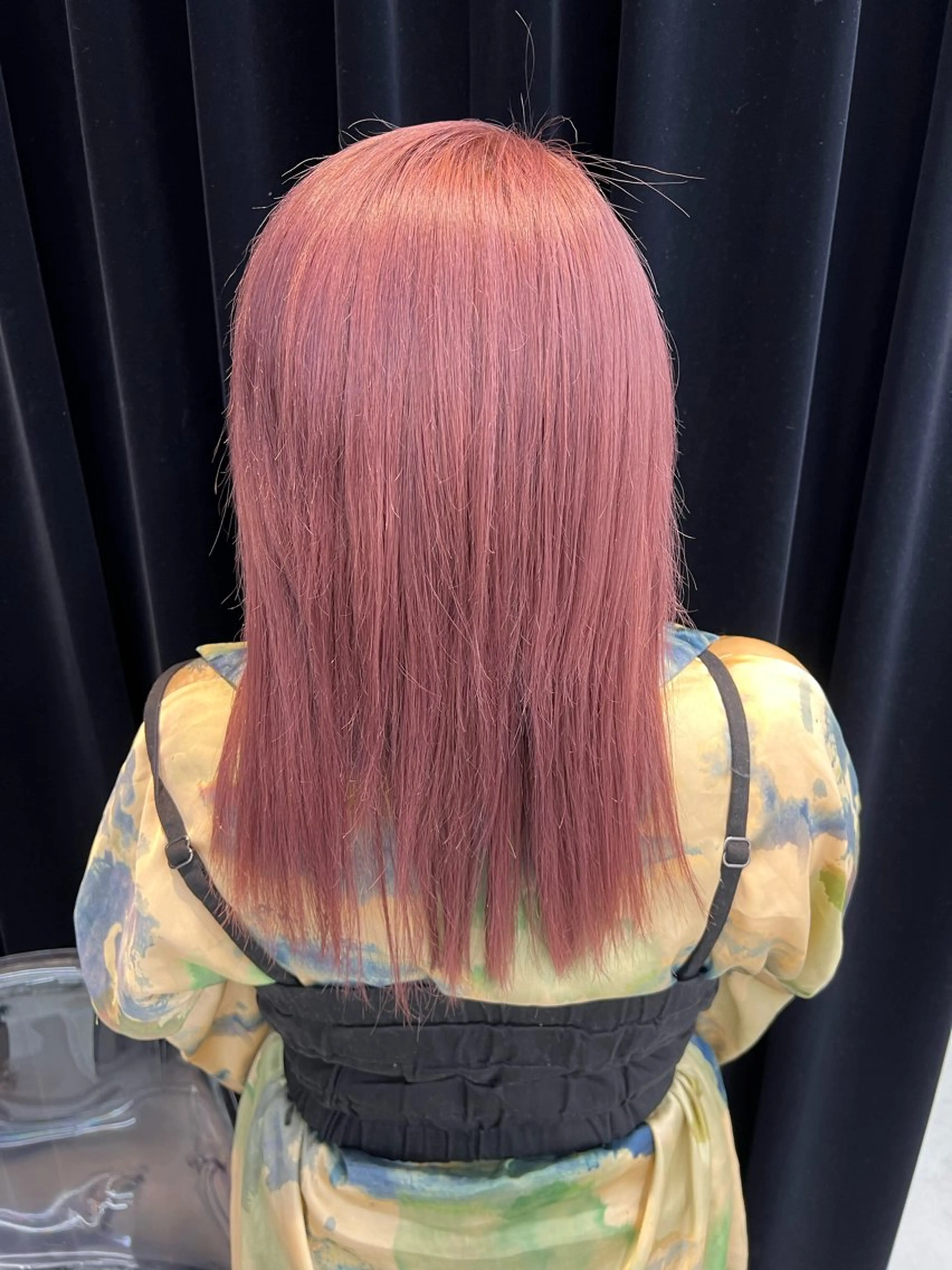 セミロング カラー ブリーチ ラベンダーカラー ラベンダーピンク ピンクカラー ヘアカラー あすか JILLSTUDIOのヘアスタイル