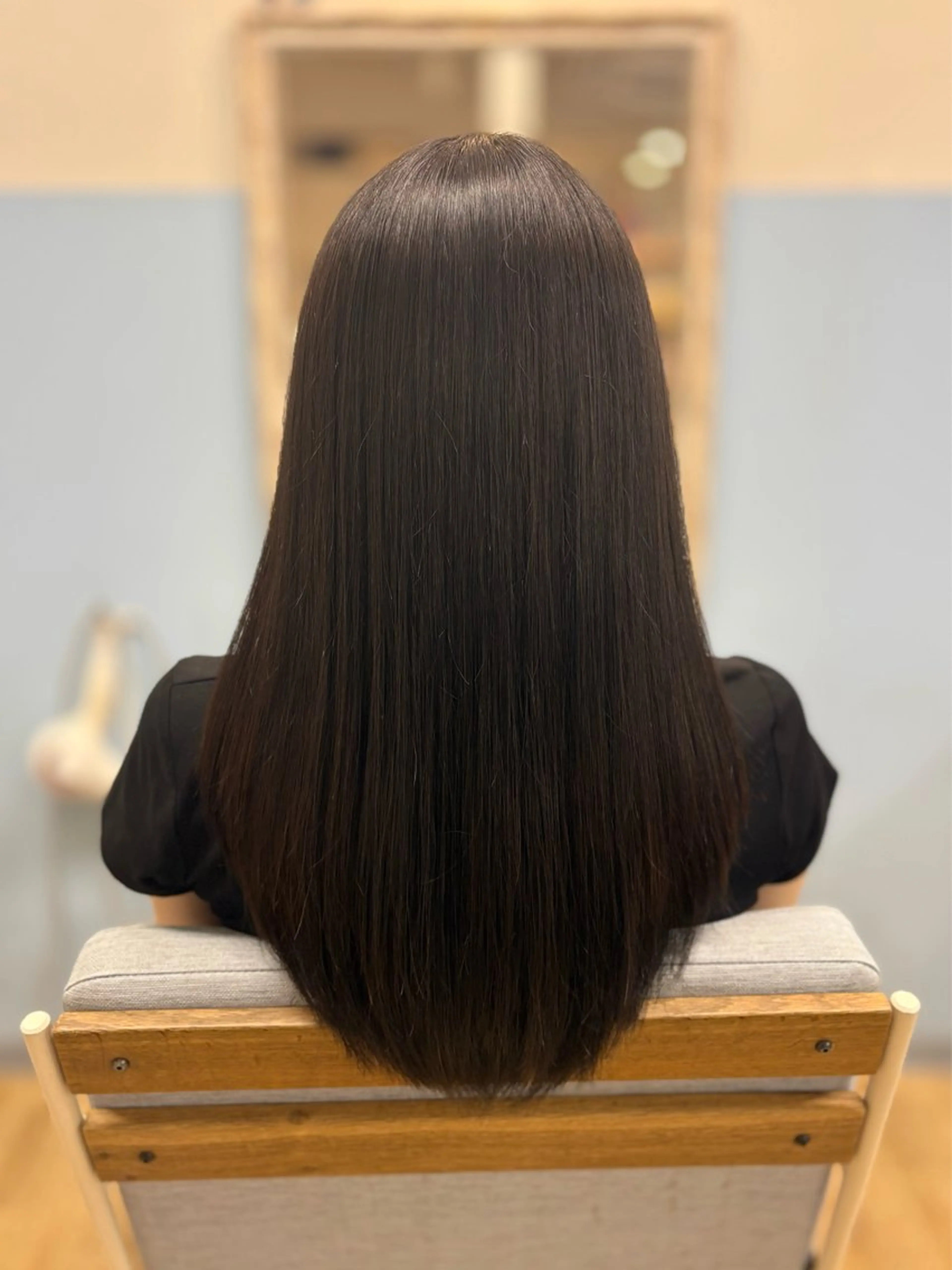 ロング カラー 縮毛矯正 縮毛矯正 ナギサ 🐶のヘアスタイル