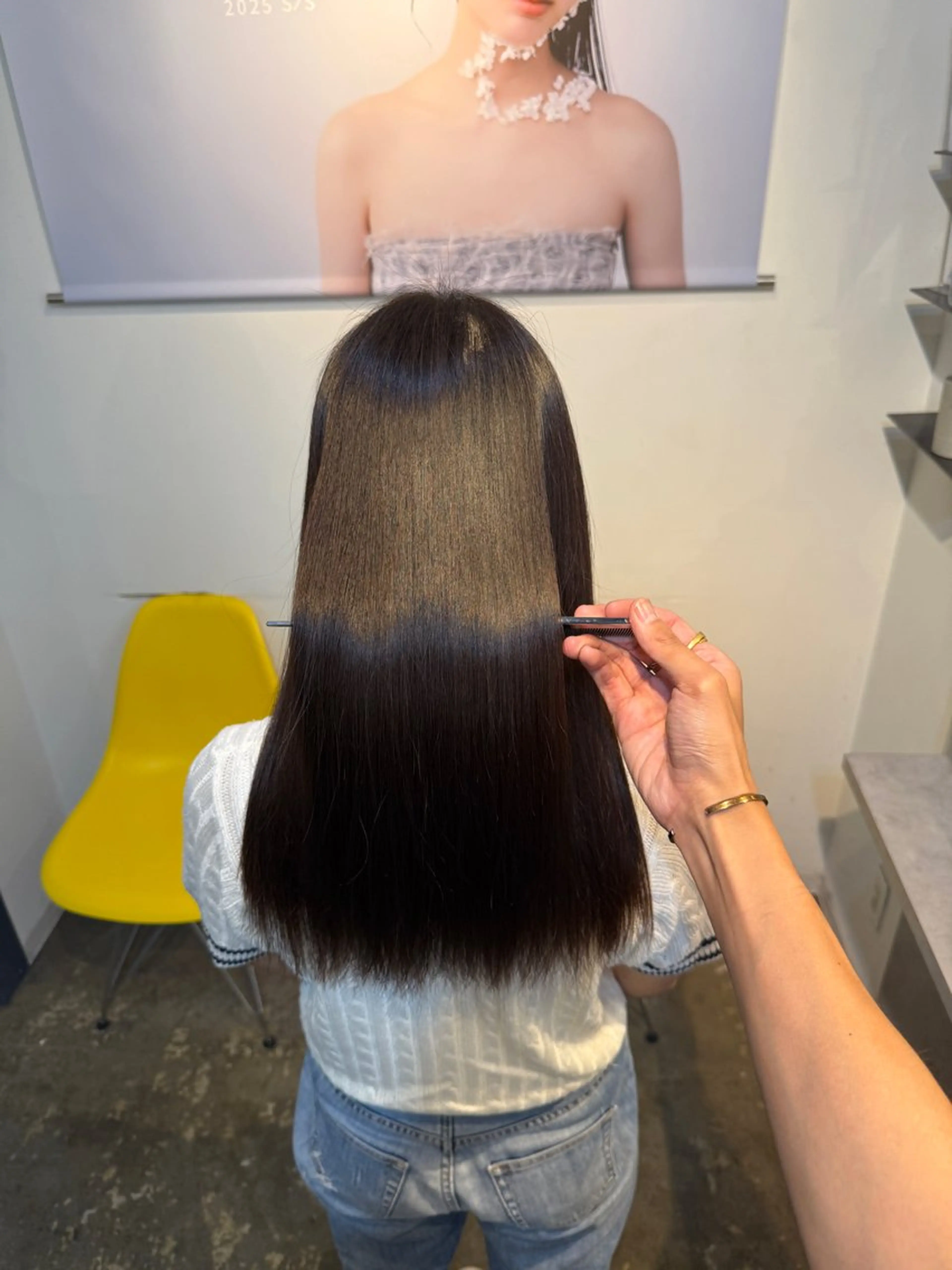 セミロング カット ヘアカラー トリートメント 縮毛矯正/レイヤー カット⭐️SHOTAのヘアスタイル