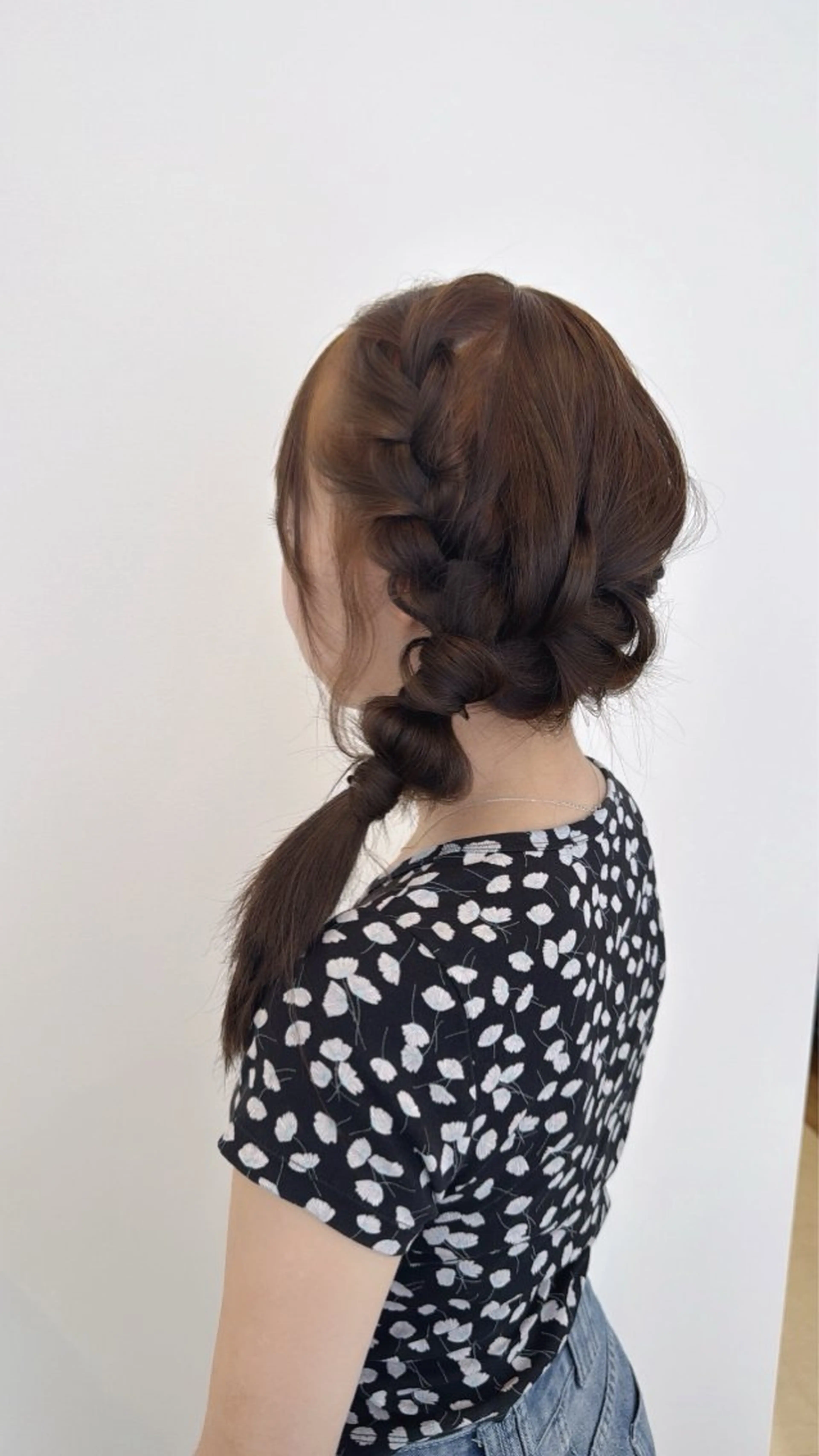 セミロング ヘアアレンジ lapereau ayanaのヘアスタイル