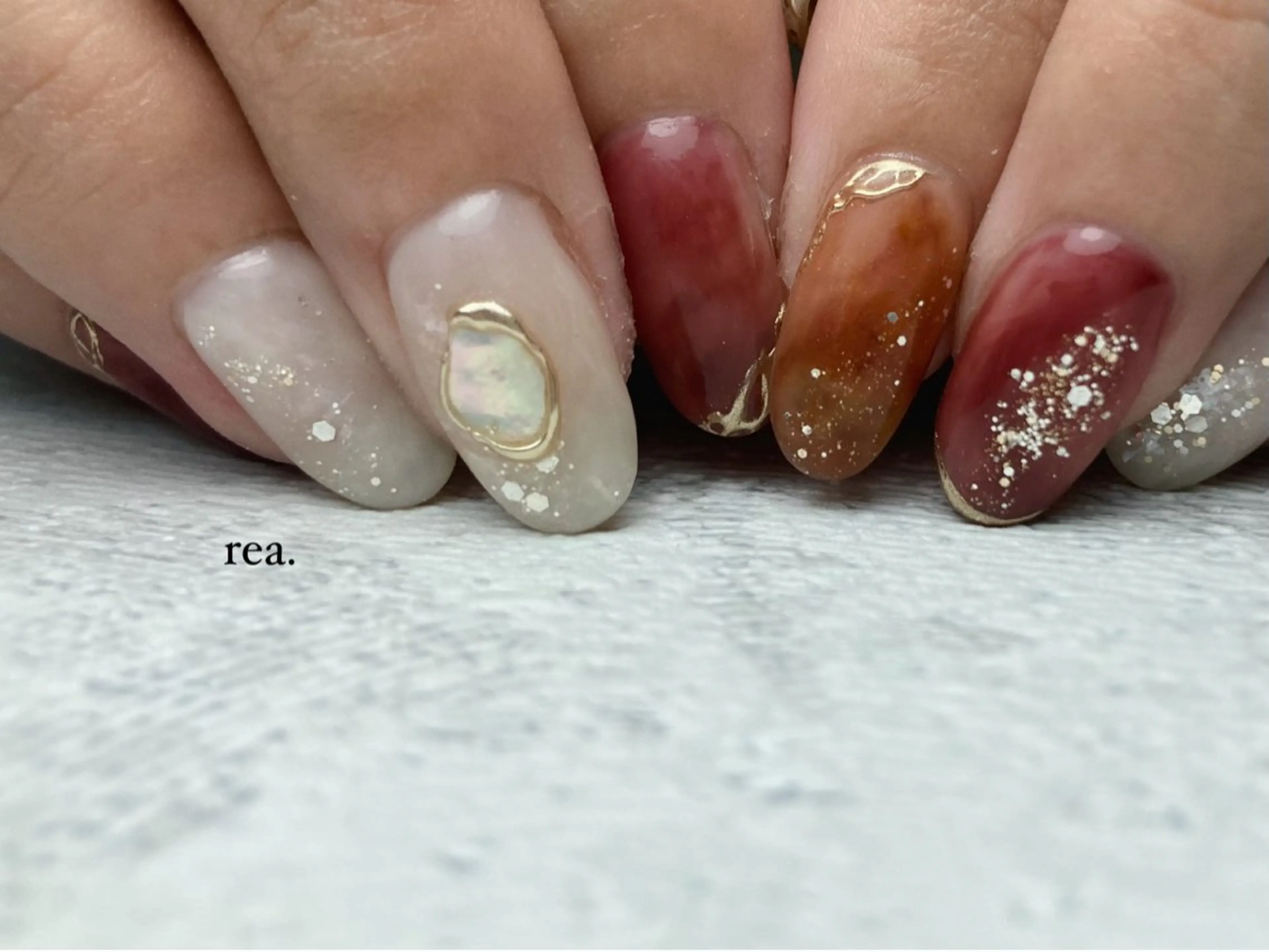 ネイル ハンドネイル フットネイル rea .のネイルデザイン