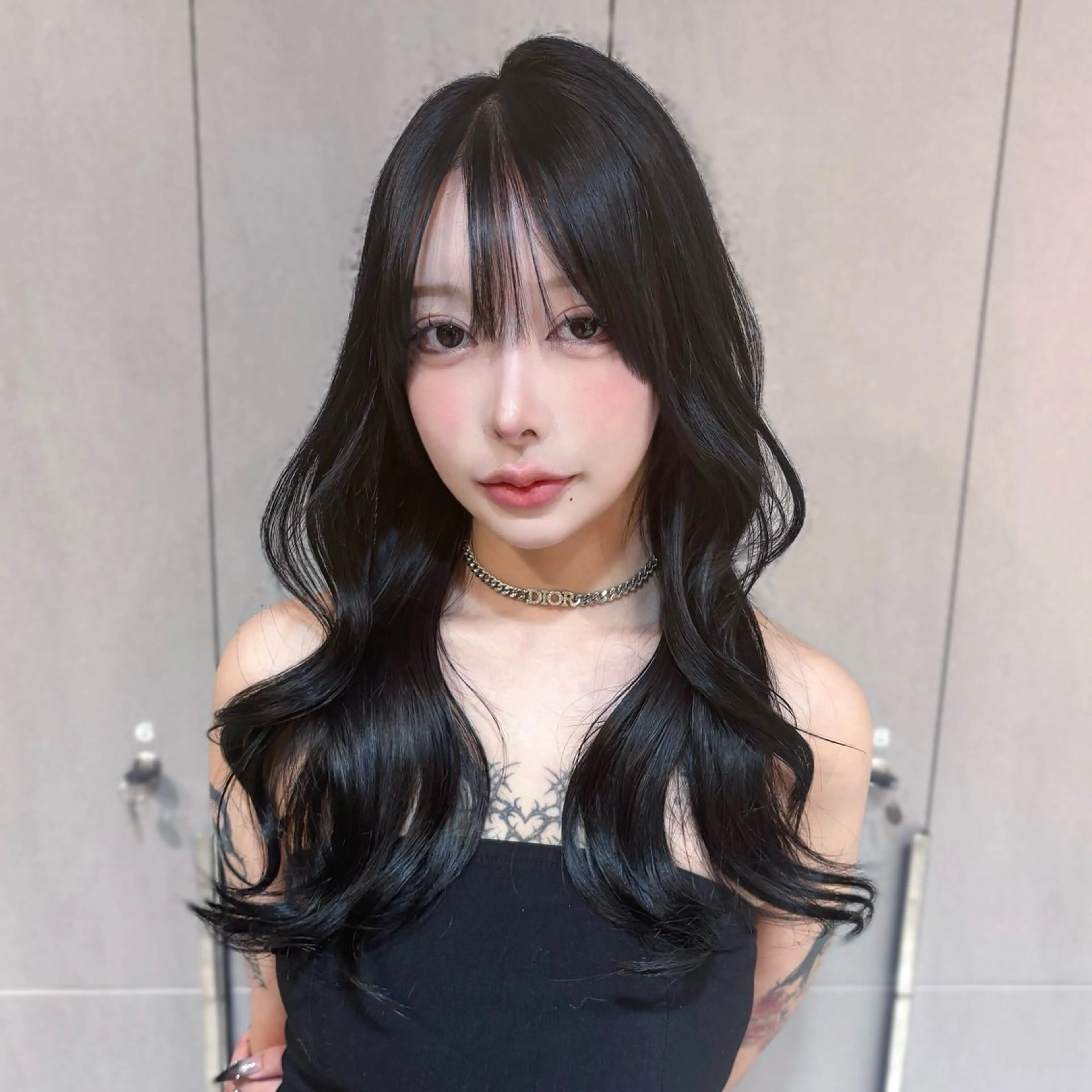 ロング カラー カット ヘアカラー トリートメント 髪質改善/縮毛矯正/ 韓国ヘア/矢野のヘアスタイル