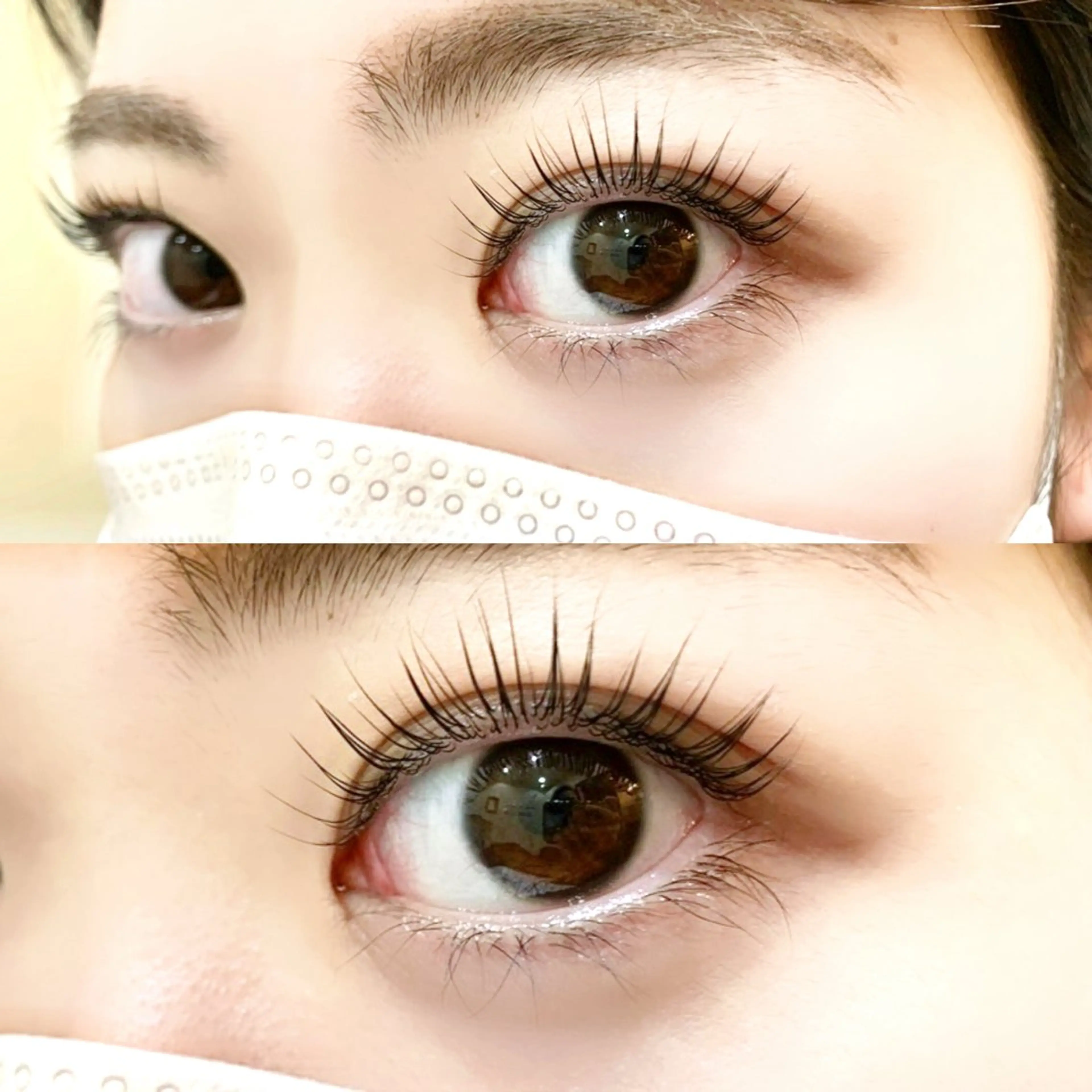 1月限定!オーダーメイドまつ毛パーマ上下🌿🫧の写真