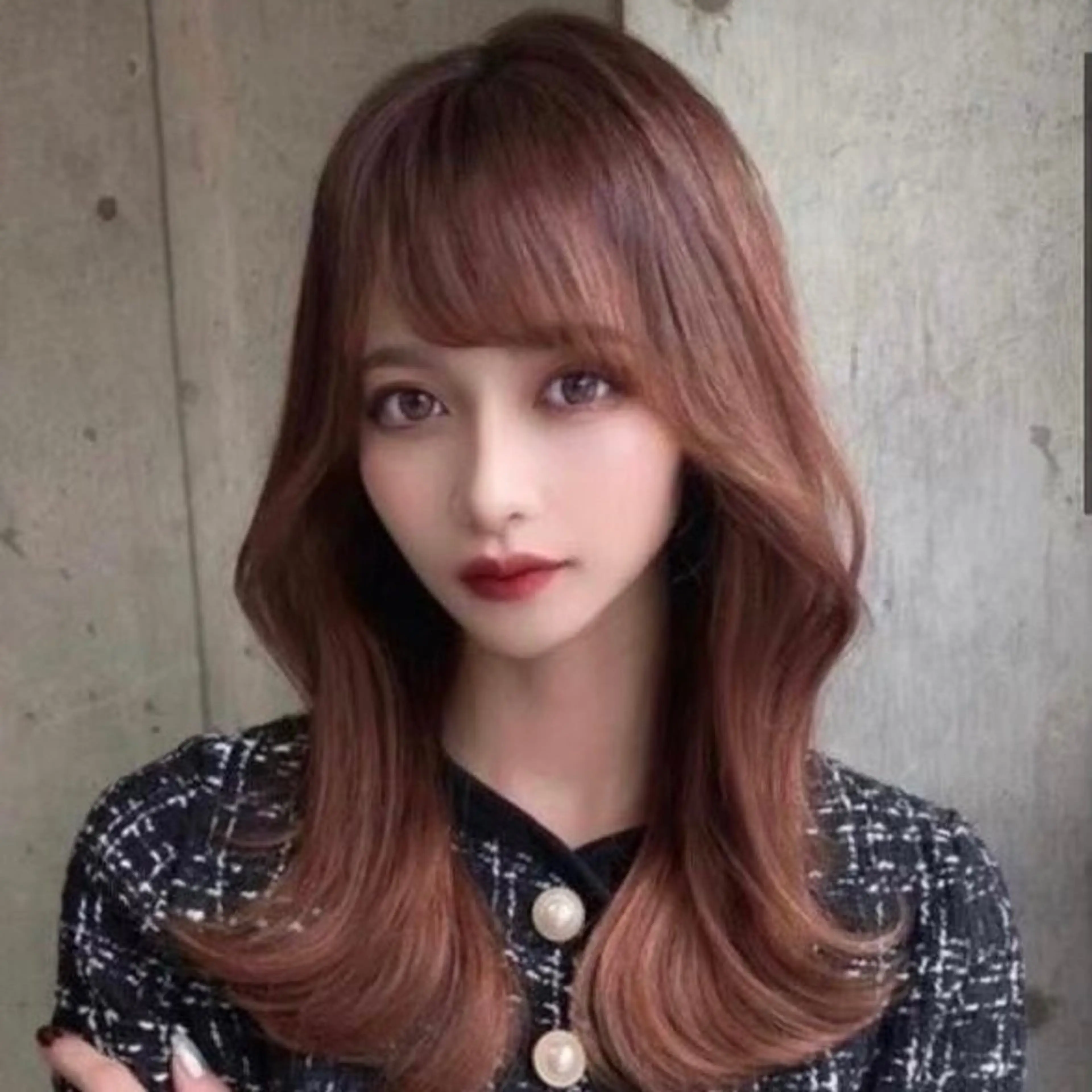 ロング 田中 励也 縮毛矯正のヘアスタイル