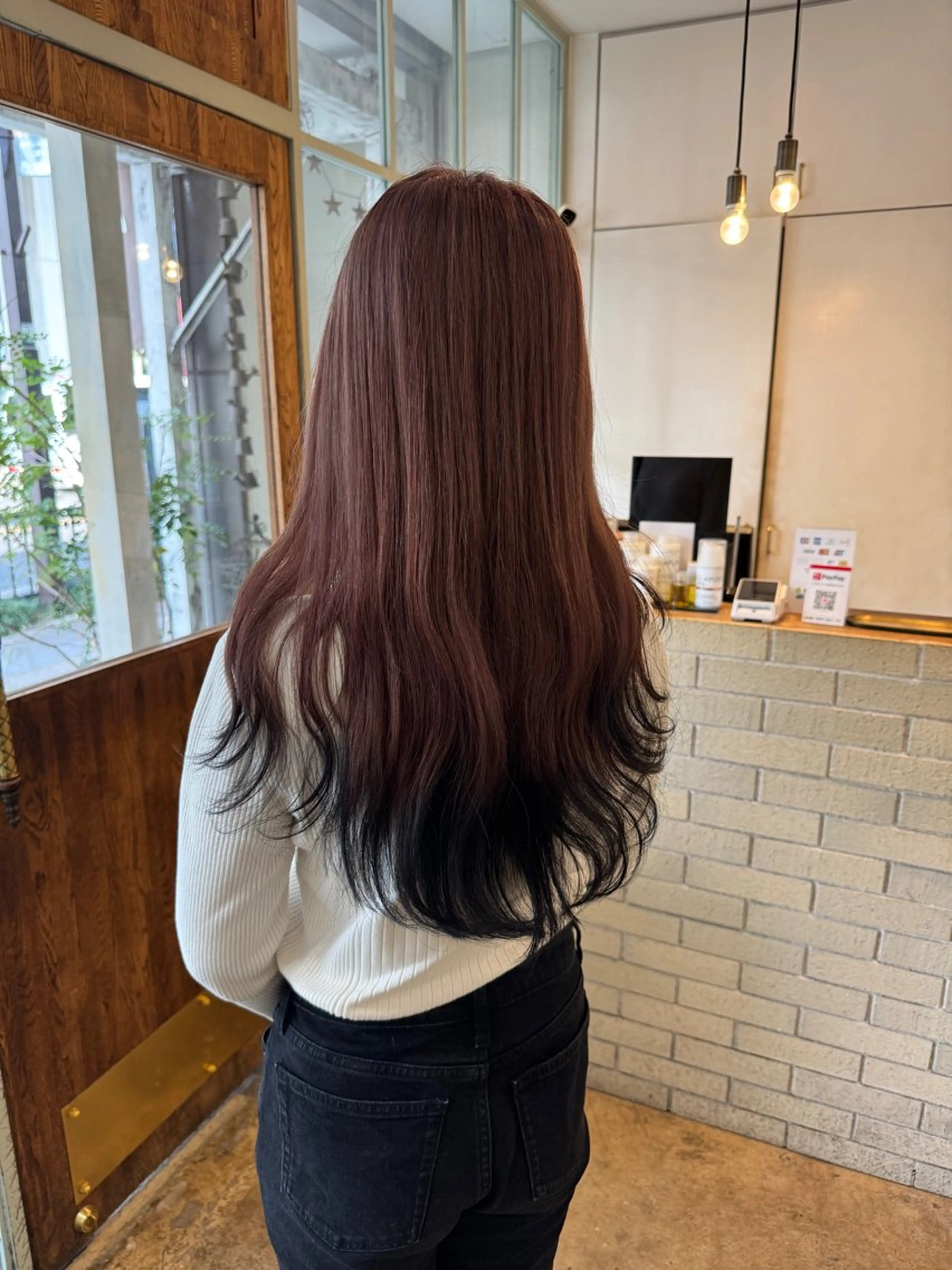 ロング カラー ヘアカラー トリートメント 中村 空のヘアスタイル
