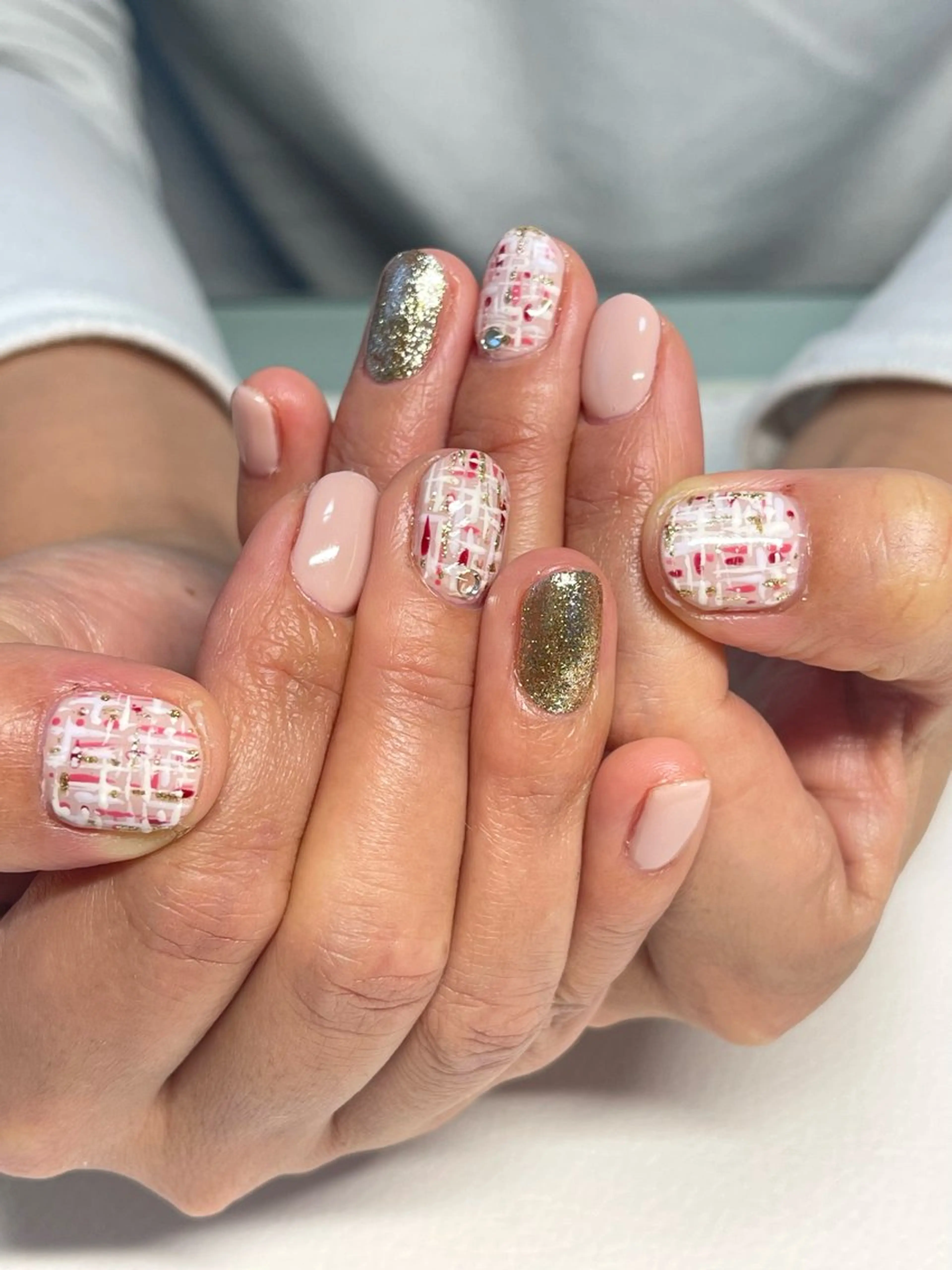 ネイル ツイードネイル Flora nailのネイルデザイン