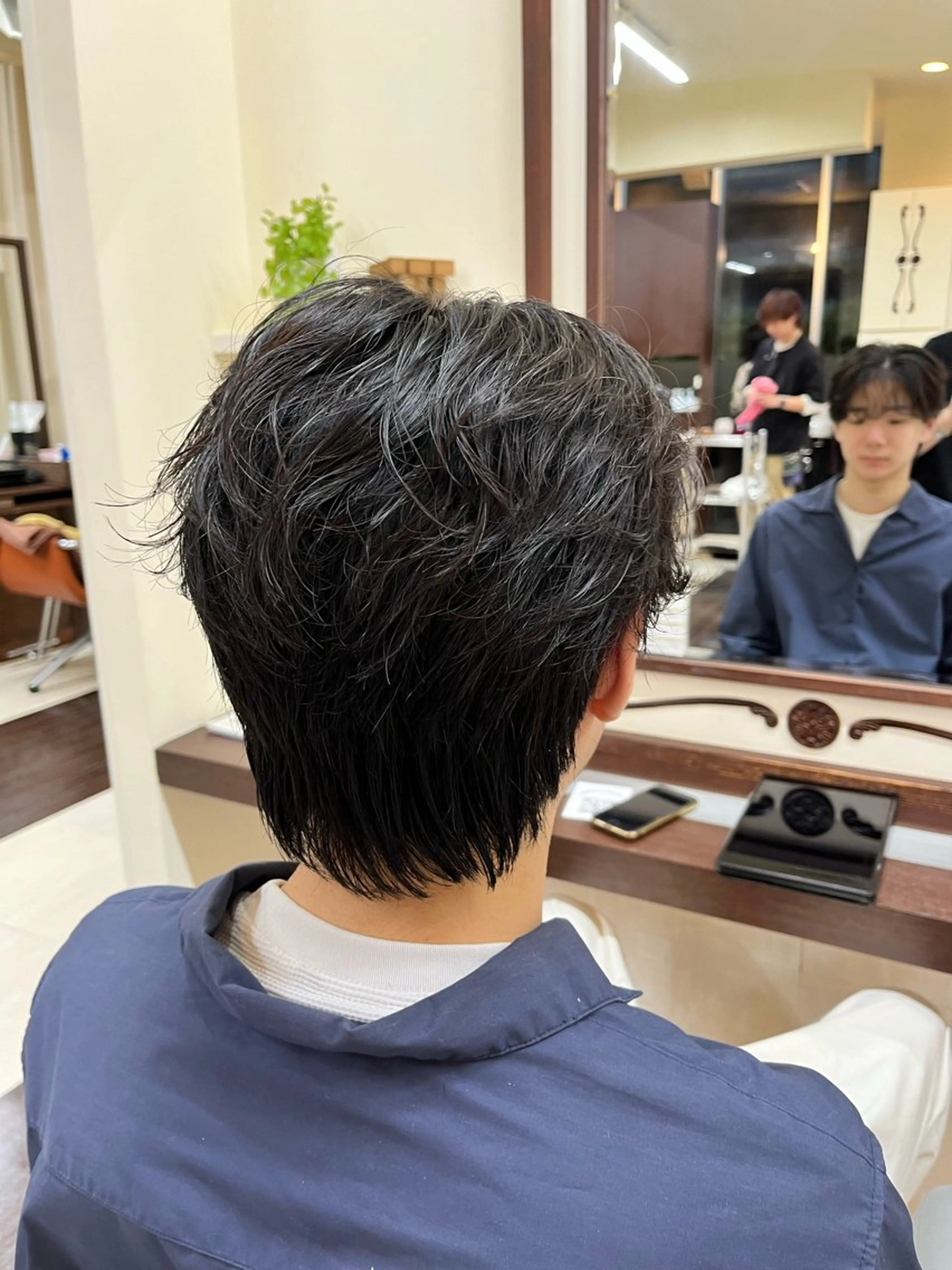 ショート パーマ メンズ フェザーパーマ メンズパーマ カット パーマ ヘアセット AROH  men's cut&men's perm 船橋店所属・🧊メンズ特化🧊 高木航希のヘアスタイル