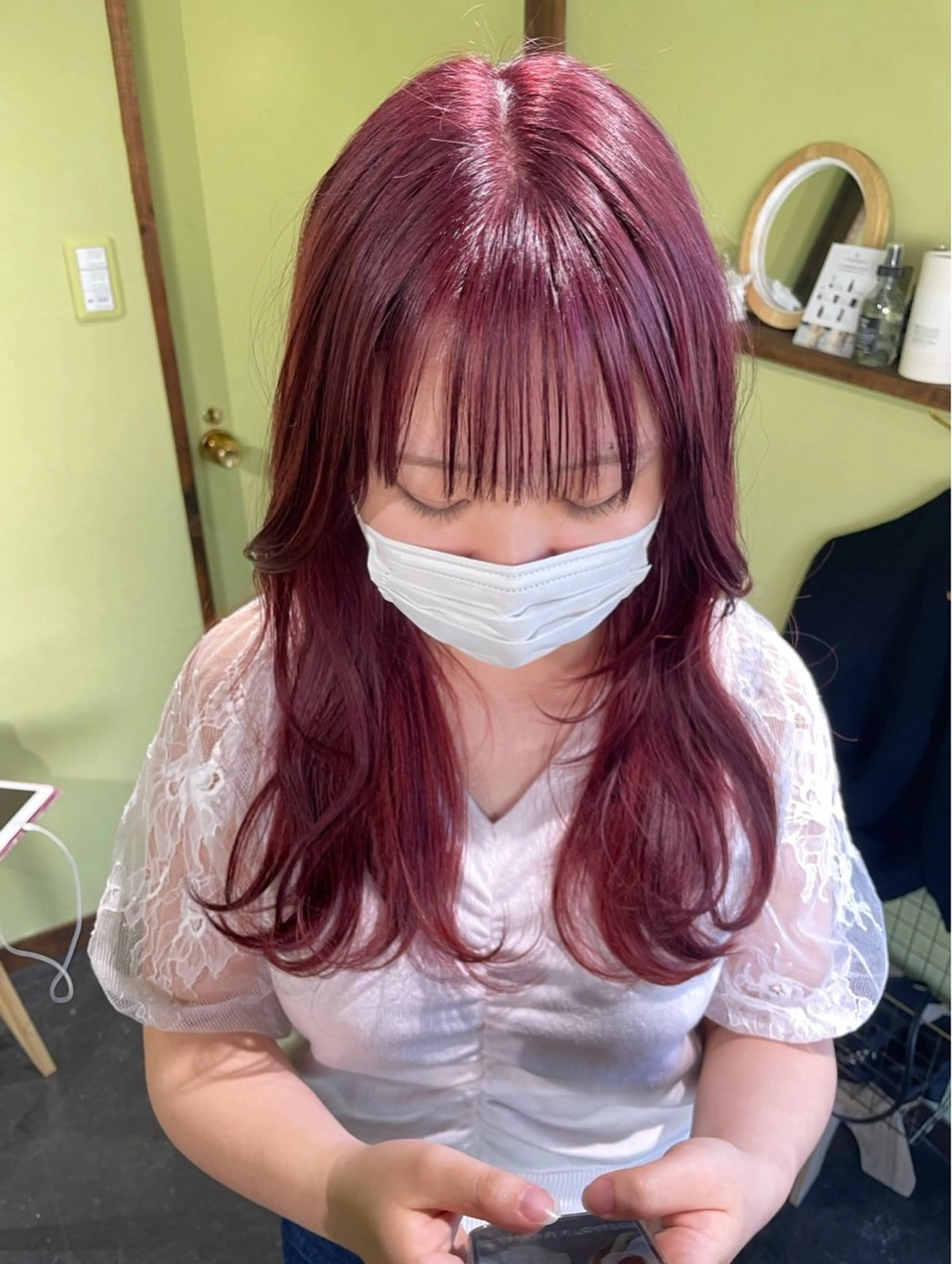 【平日お昼、撮影させてくださる方、暖色カラー限定価格】ダメージレス✨ダブルカラーの写真