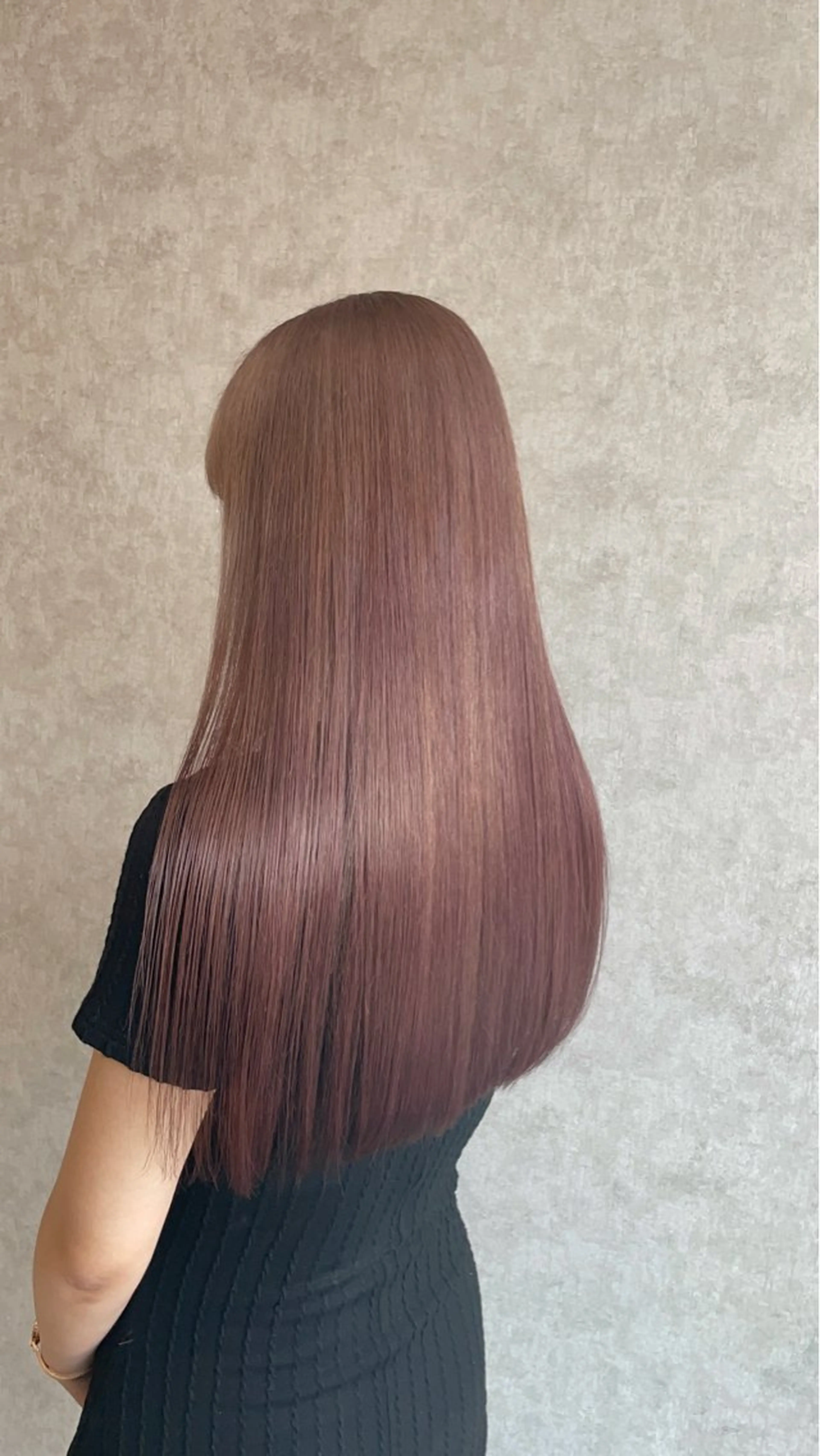セミロング カラー ブリーチ ケアブリーチ 透明感カラー ラベンダーカラー ピンクカラー ヘアカラー Taku ／ケアハイトーンのヘアスタイル
