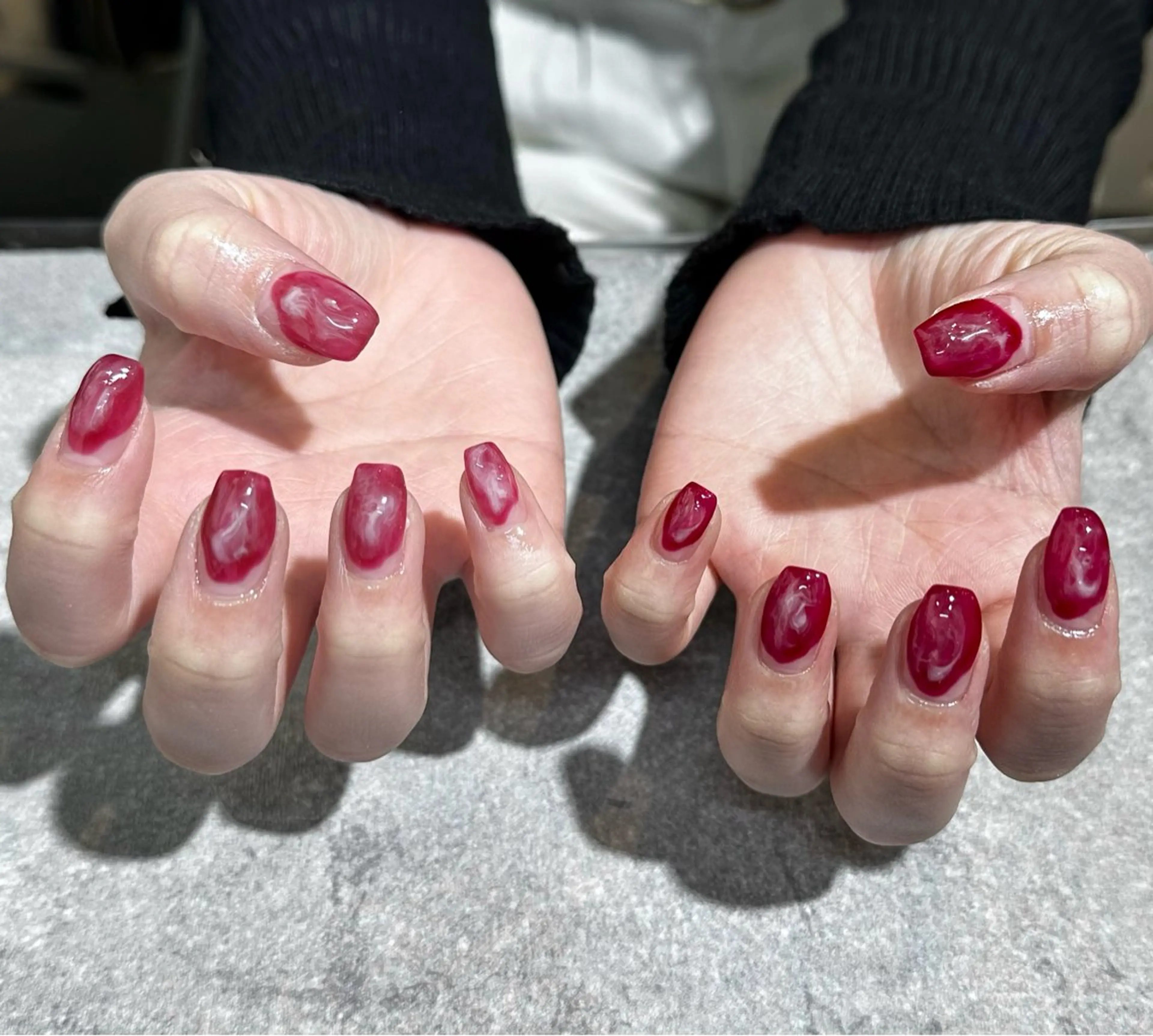 ネイル ニュアンスネイル Belle Pétille所属・S. AKARIのネイルデザイン