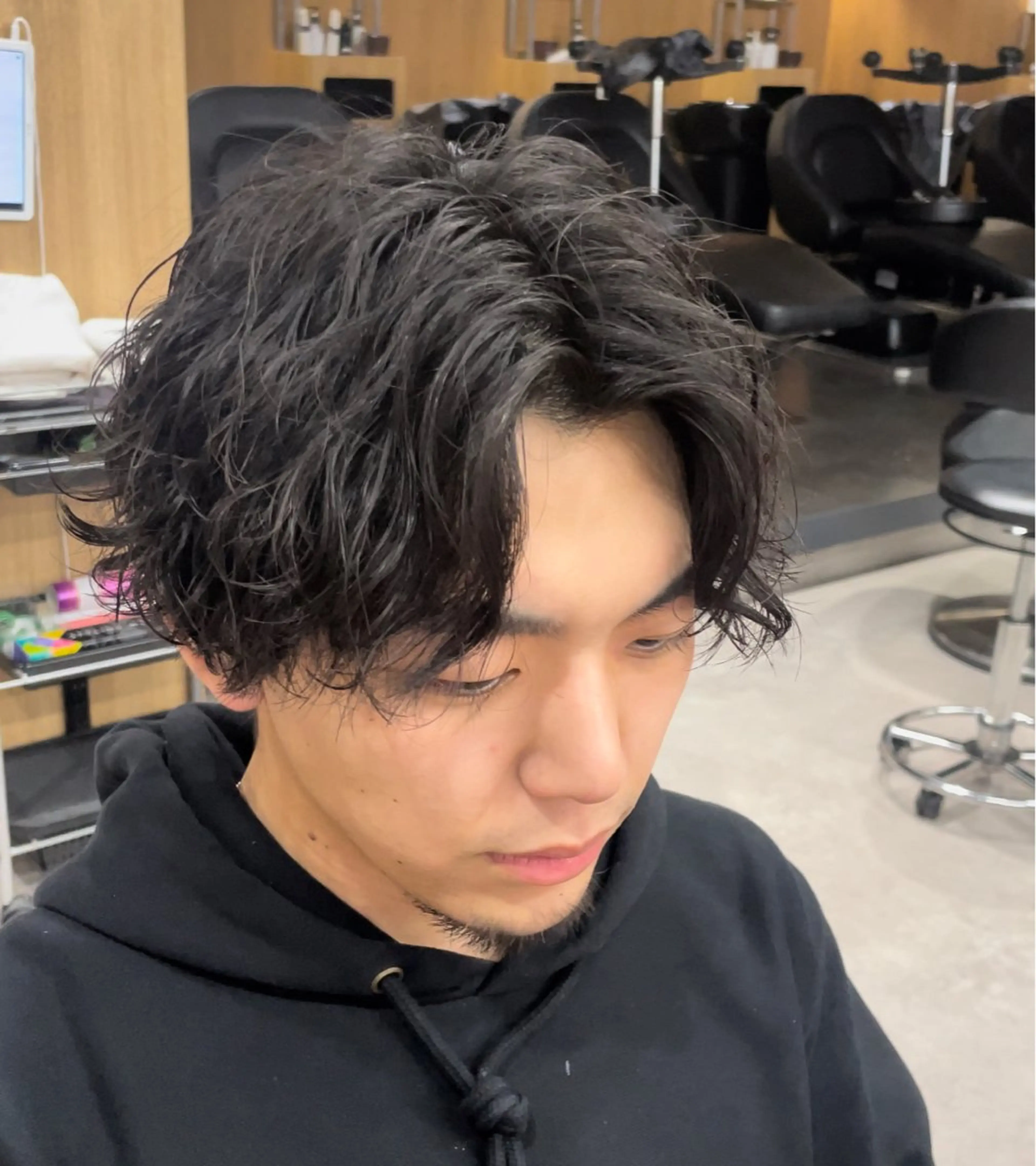 パーマ メンズ カット パーマ 🌟あゆ🌟 女子ウケスタイルのヘアスタイル