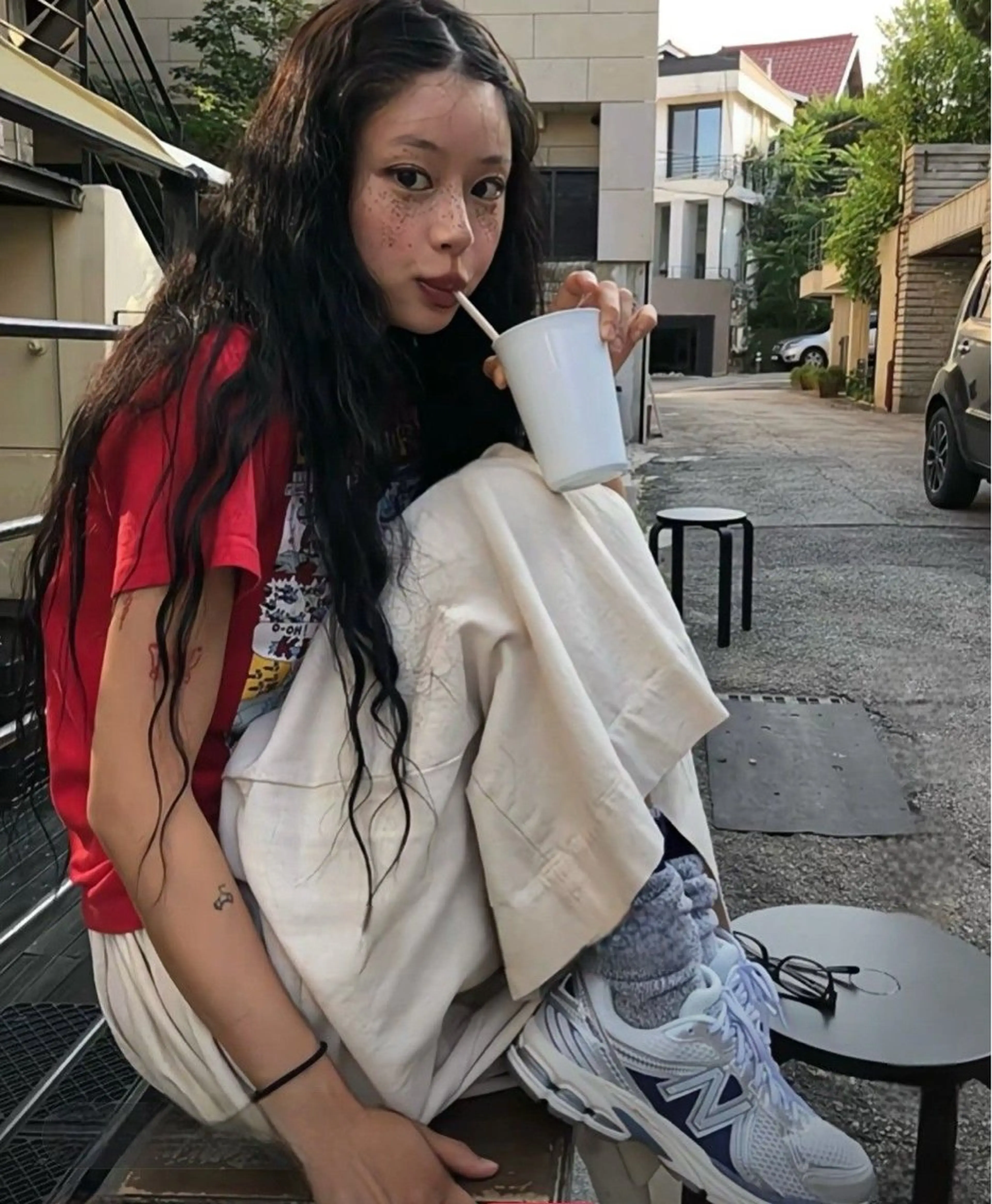 ロング ヘアカラー トリートメント 韓国/Y2K 👽土田大珠👽のヘアスタイル