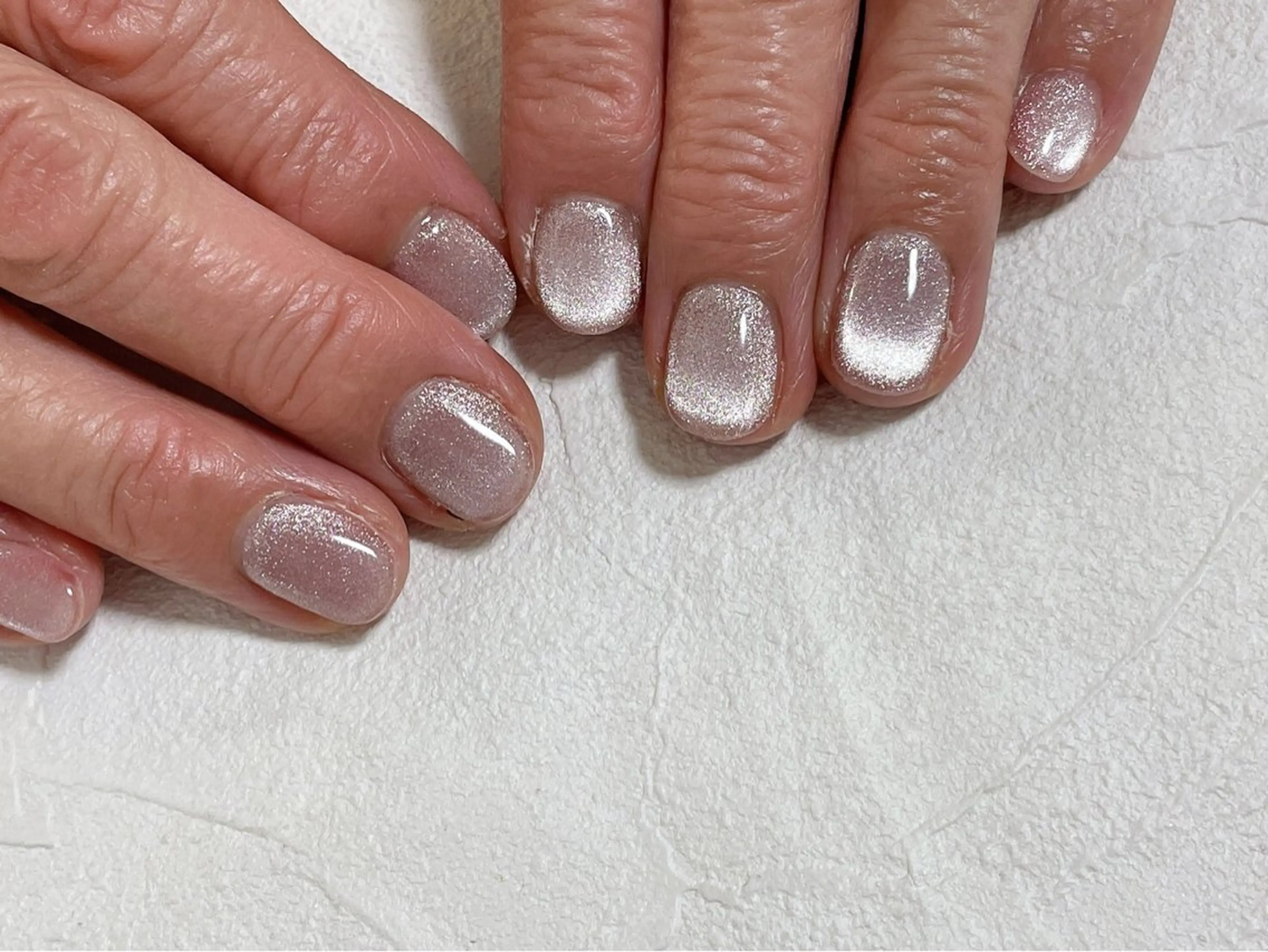 ネイル オーロラネイル フットネイル フレンチネイル ジェルネイル 韓国ネイル ハンドネイル Mogu nail 二子玉川のネイルデザイン