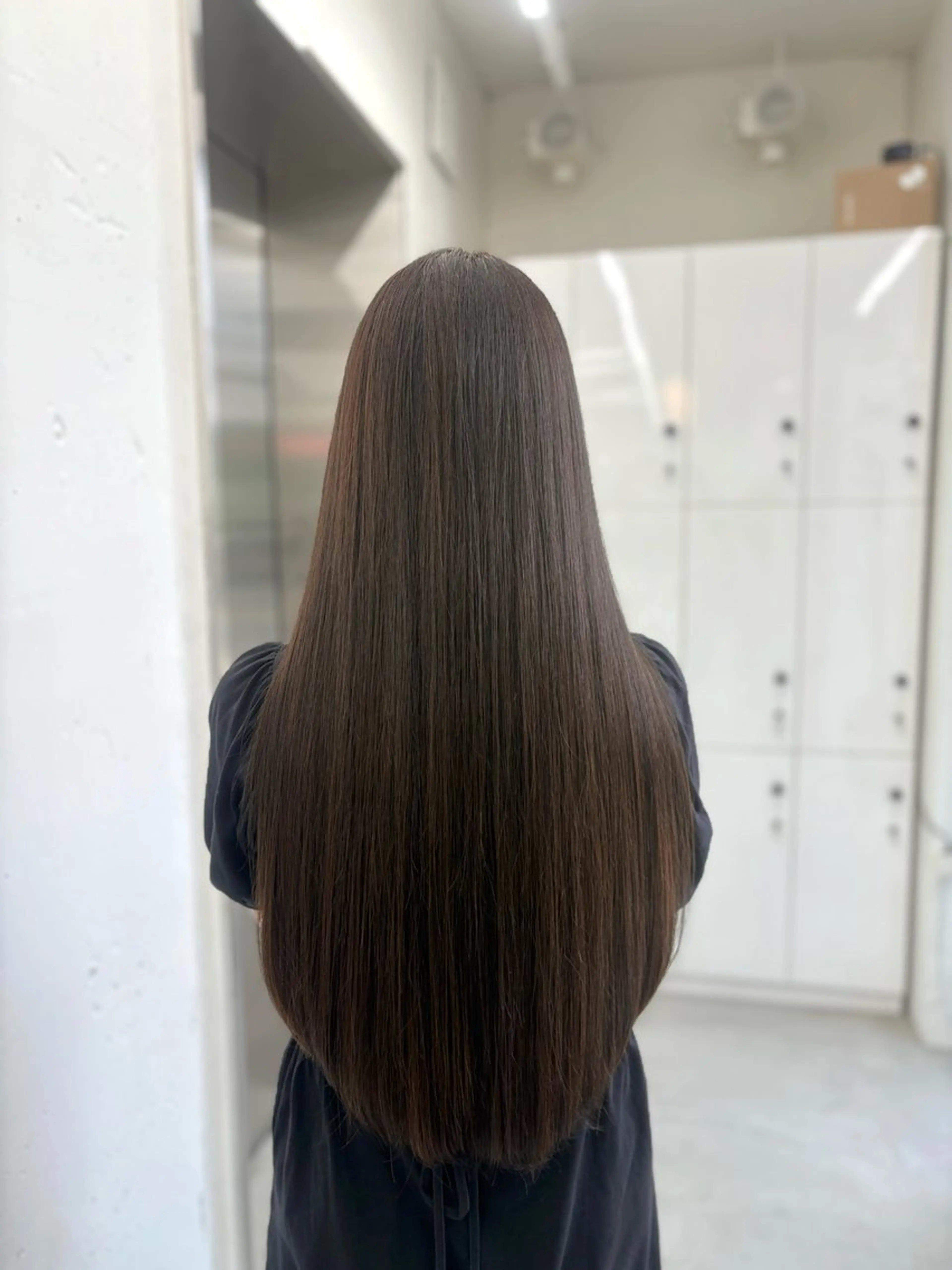 ロング カラー ブラウンカラー 透明感カラー オリーブブラウン ヘアカラー トリートメント 🌟ゆりあ🌟 JILLSTUDIOのヘアスタイル
