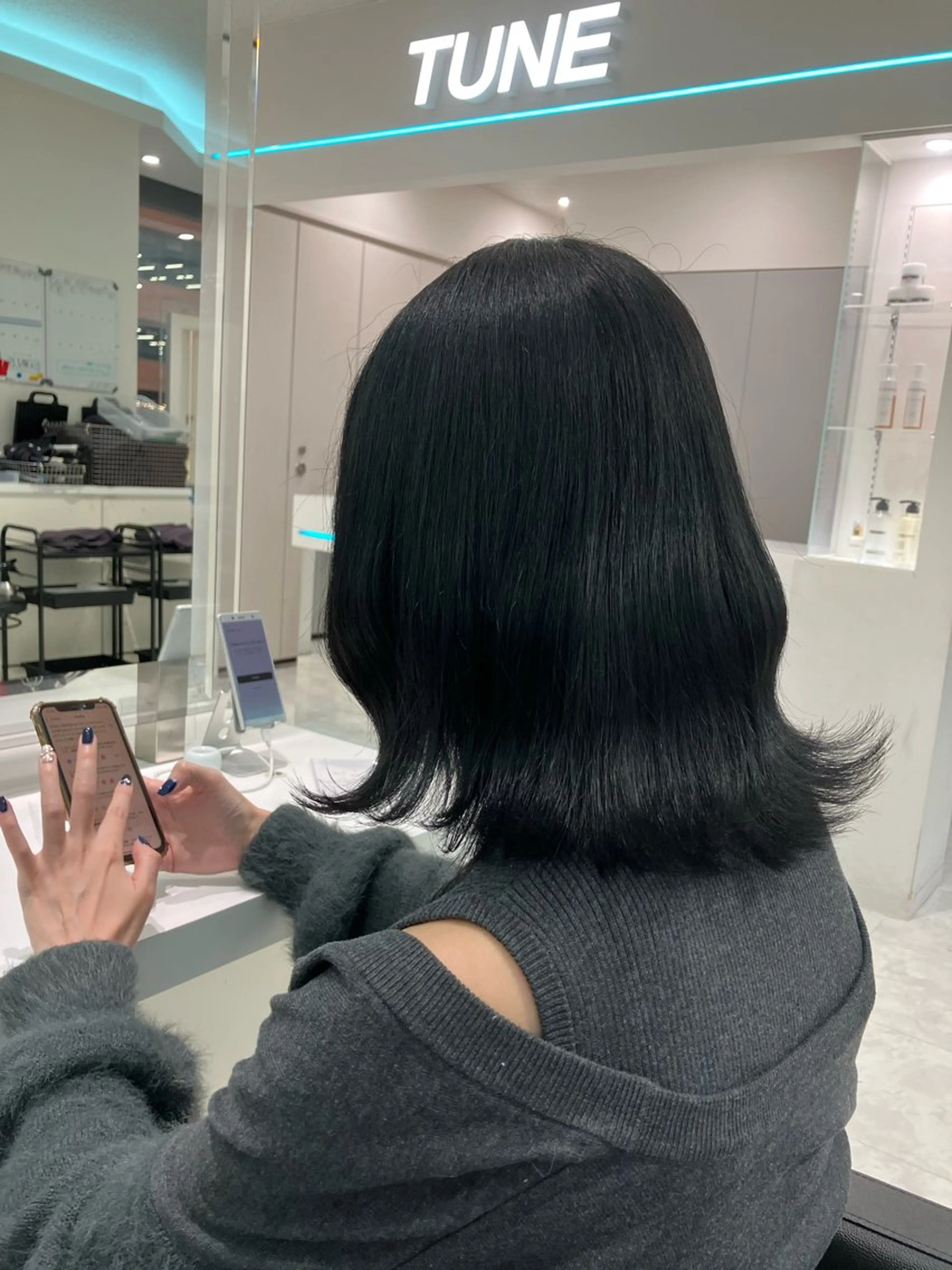 ミディアム カラー ヘアアレンジ 🫧透明感ラベンダー 似合わせ🫧あい🫧のヘアスタイル