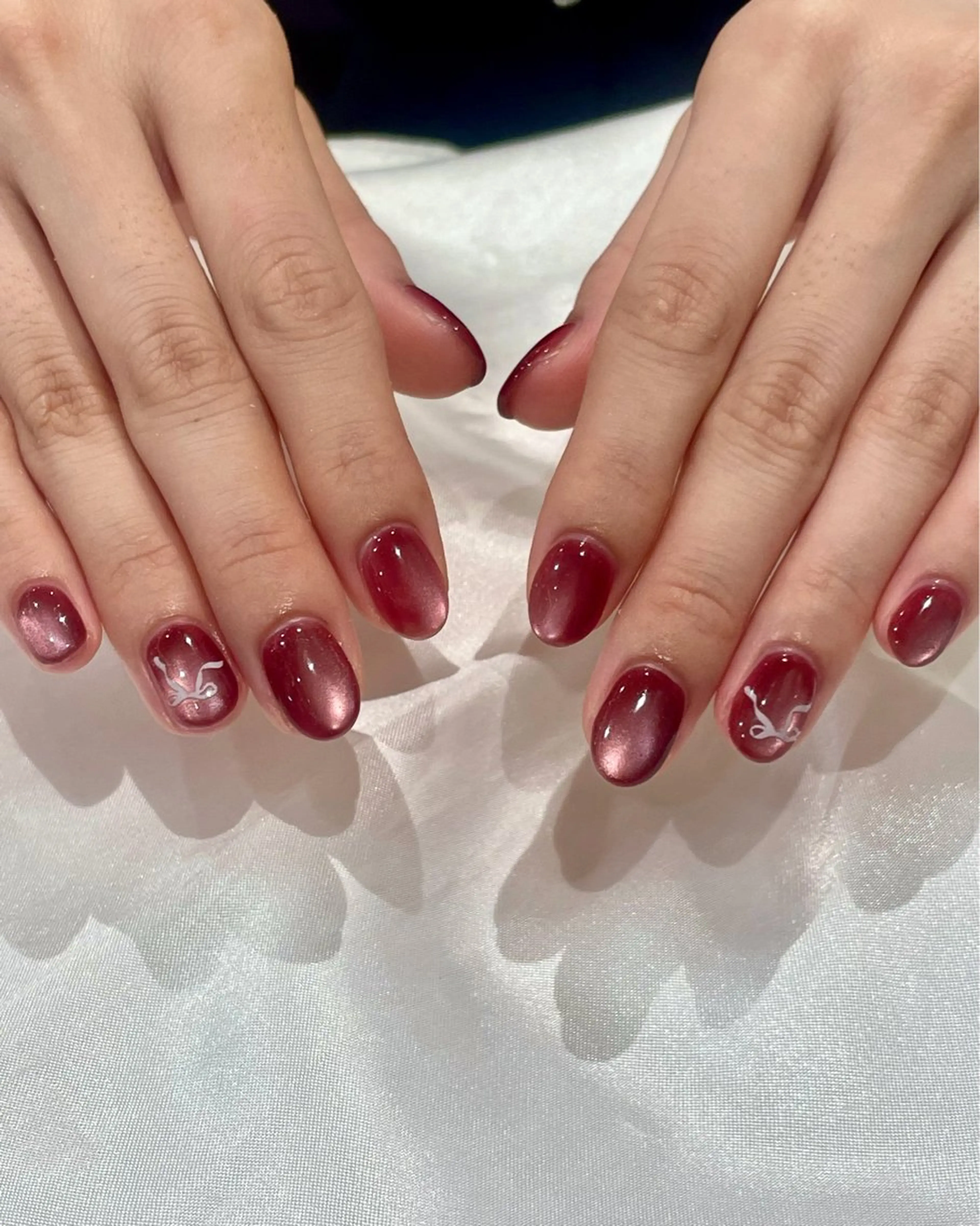 【マグネットネイル.⋆𝜗𝜚】バラジェル使用の写真