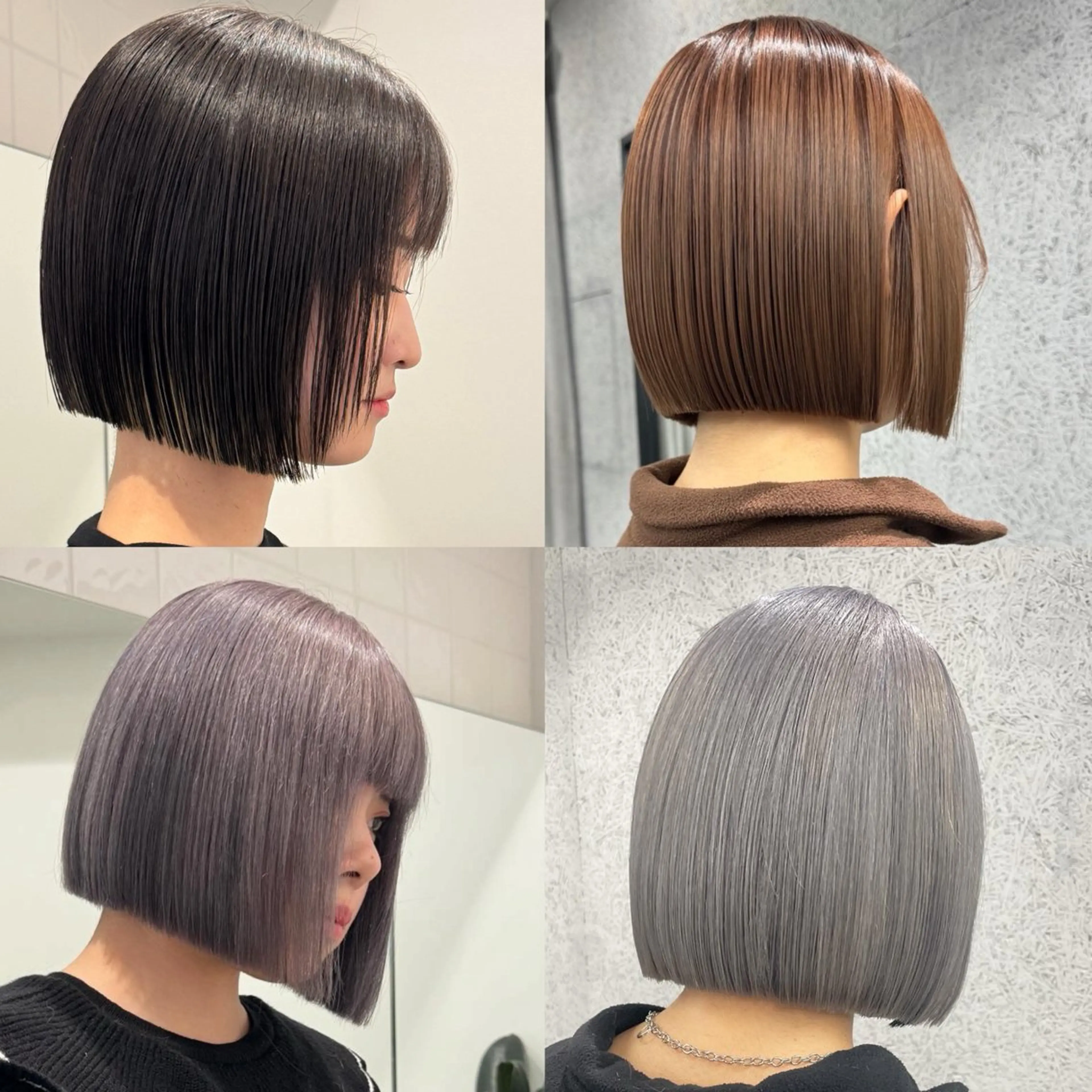 ショート カラー laff 新宿所属・ボブ/ケアパーマ/ レイヤー/縮毛矯正のヘアスタイル