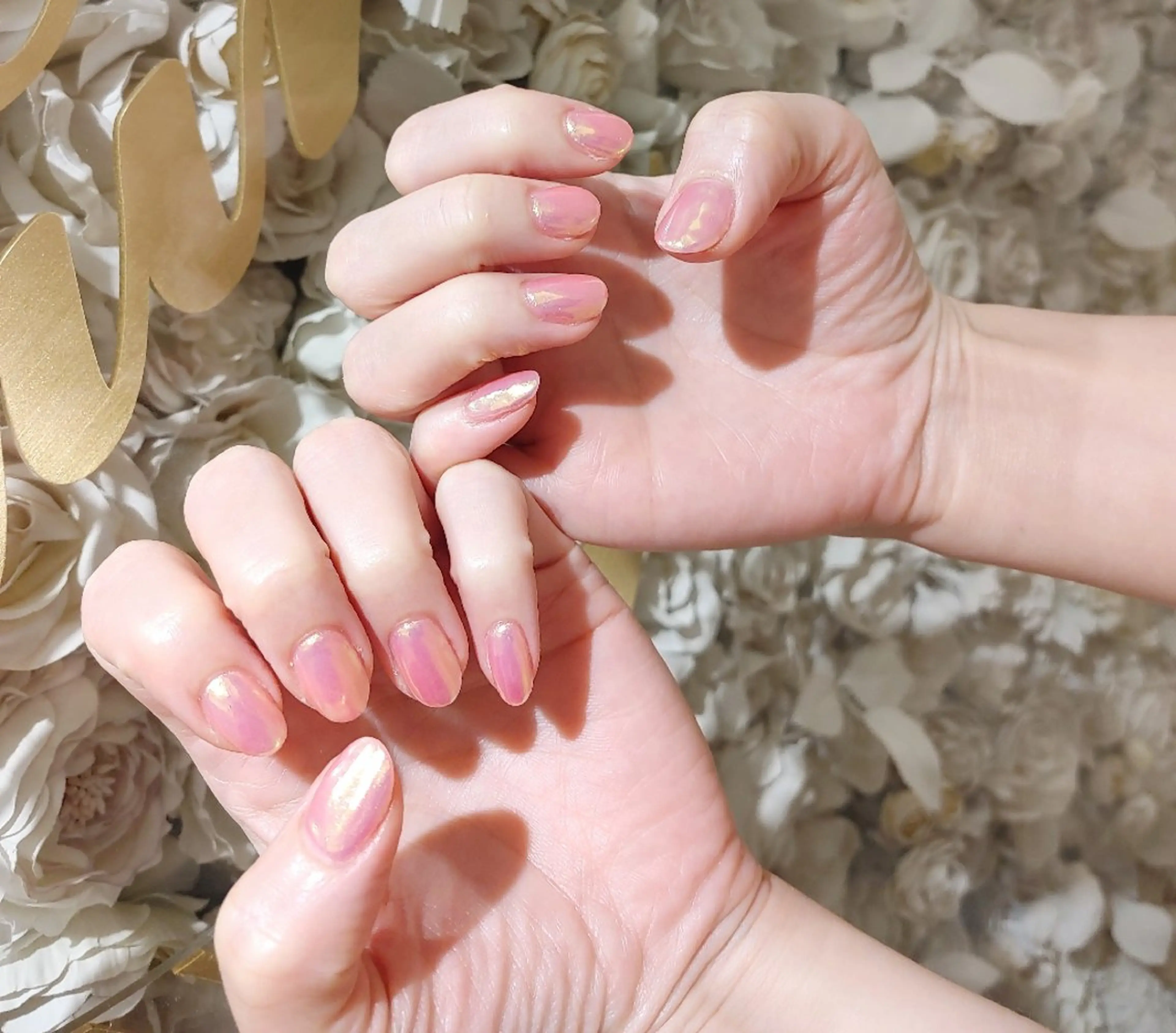 ネイル ピンク ハンドネイル La Luna アヤカのネイルデザイン